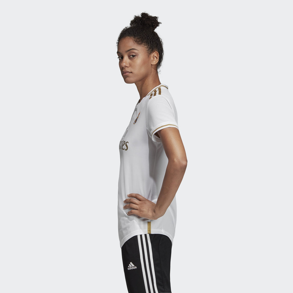 Women's Real Madrid 19/20 Home Jersey - White - DX8837-ADIDAS by Adidas | Available at Niky's Sports