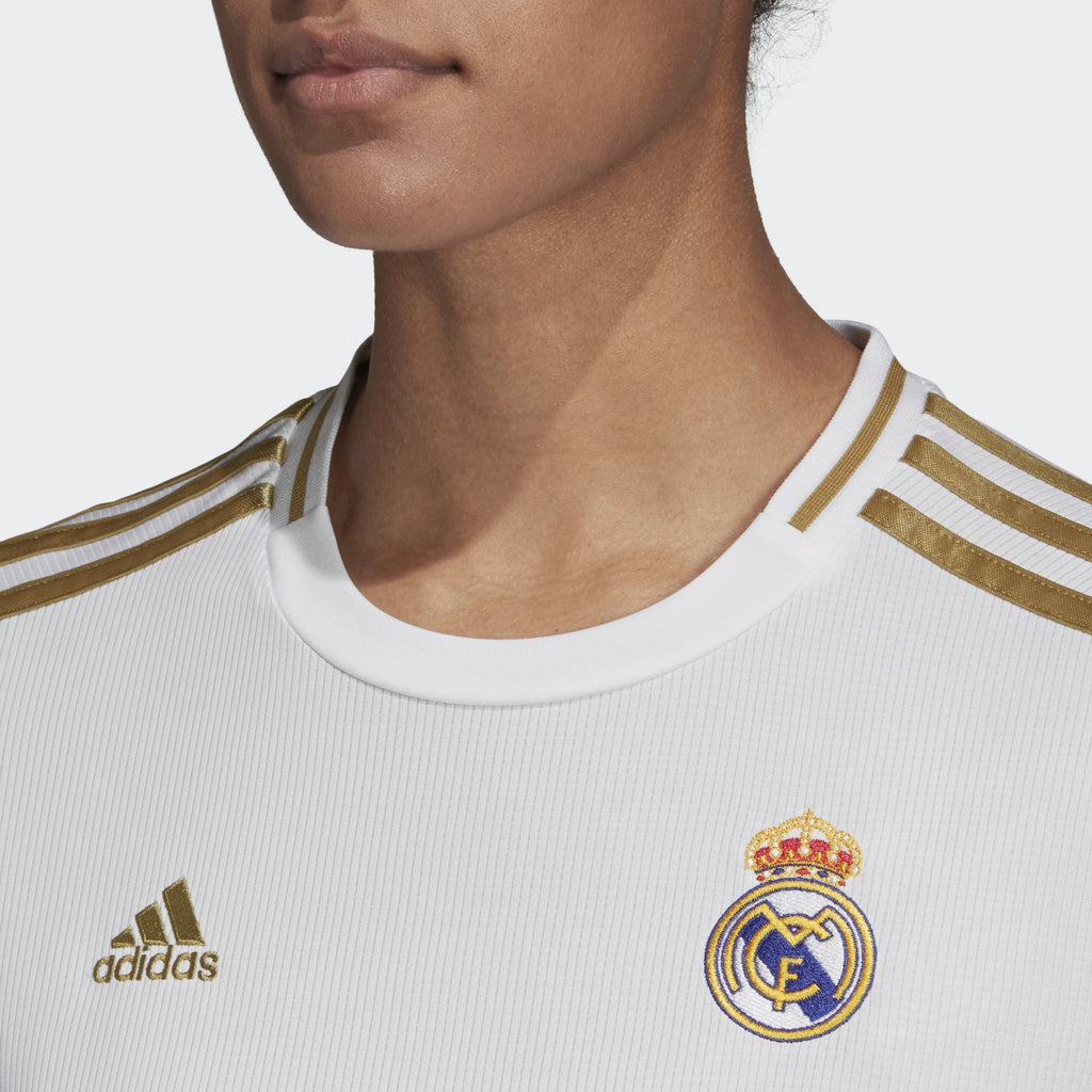 Women's Real Madrid 19/20 Home Jersey - White - DX8837-ADIDAS by Adidas | Available at Niky's Sports