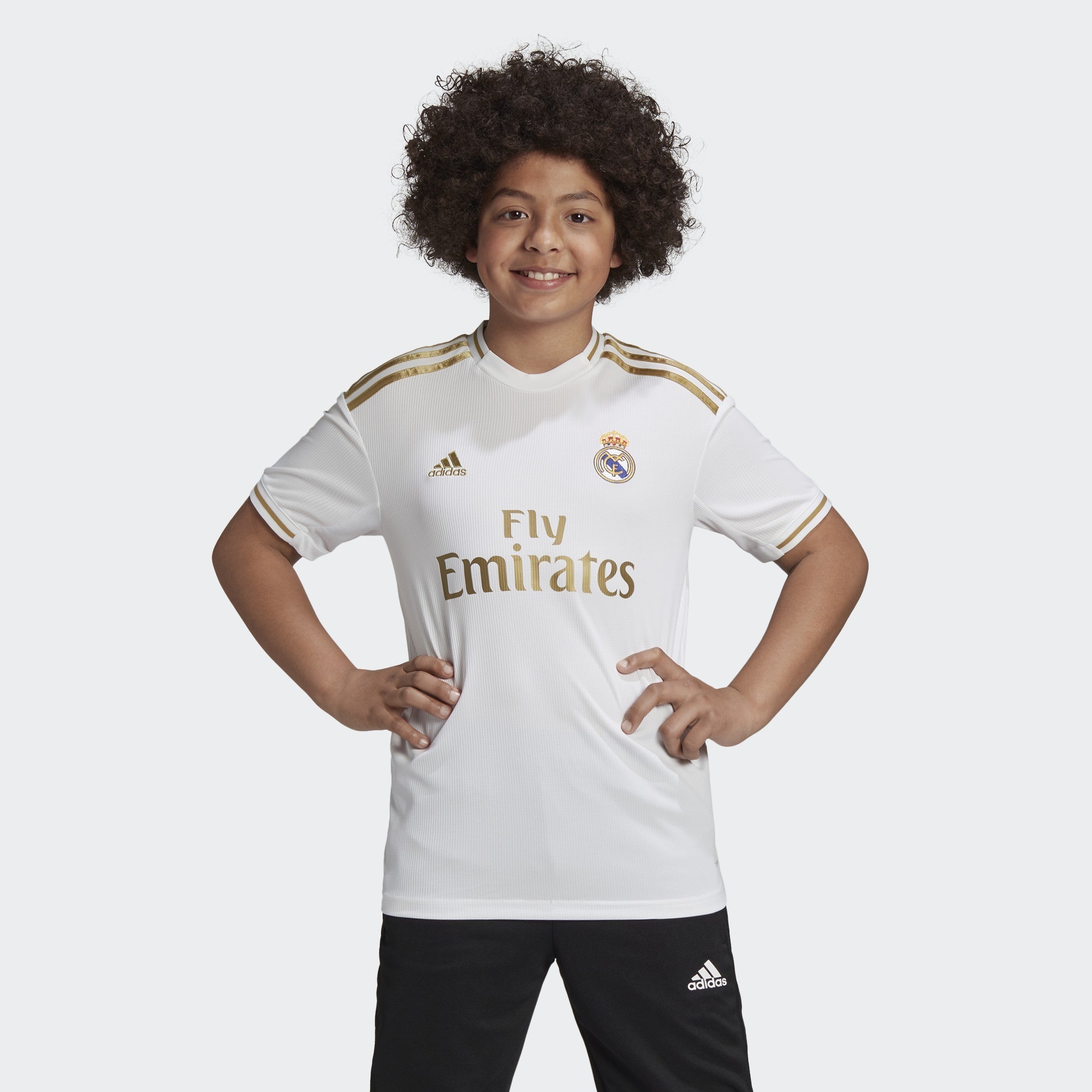 Kid's Real Madrid 19/20 Home Jersey - White
