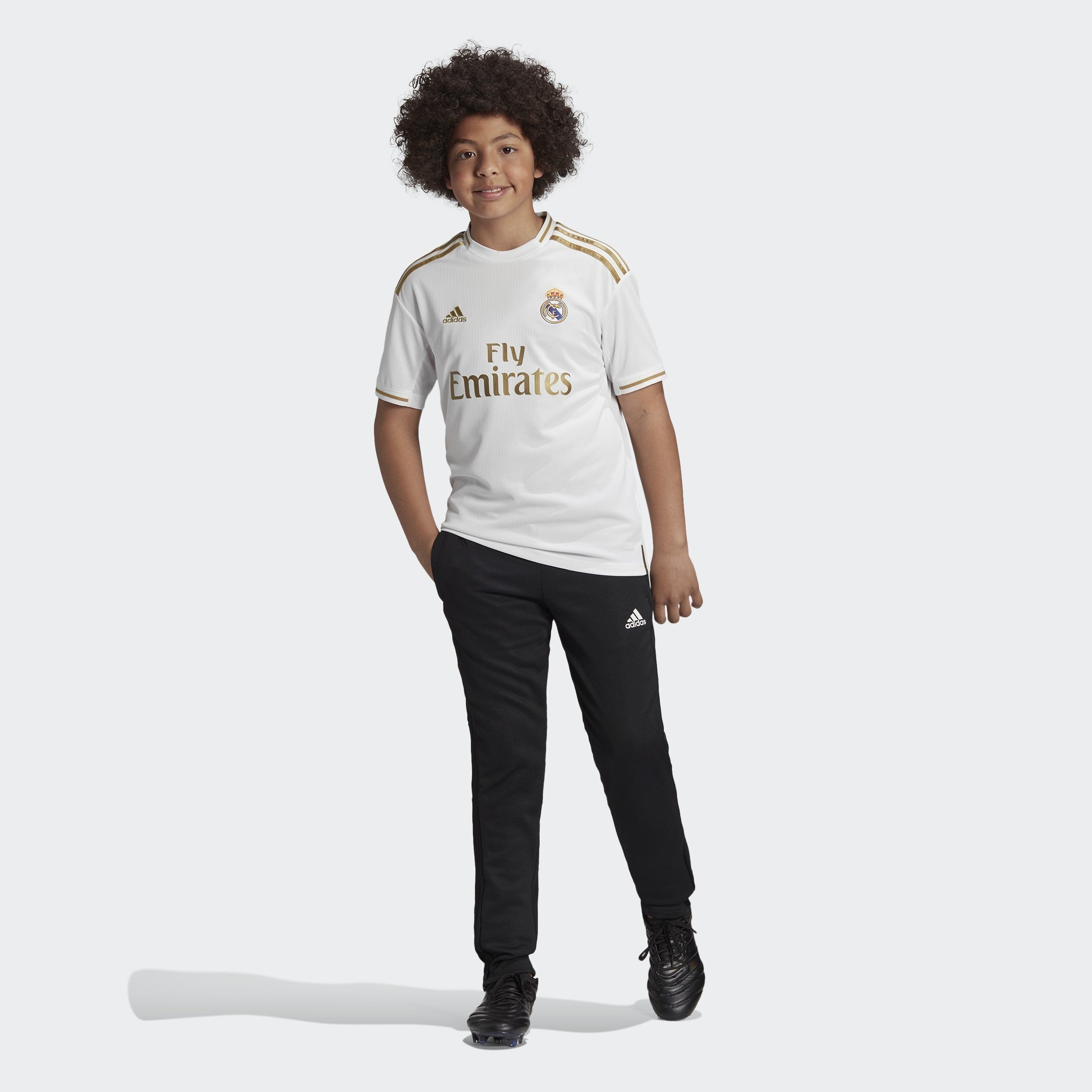 Kid's Real Madrid 19/20 Home Jersey - White - DX8838-ADIDAS by Adidas | Available at Niky's Sports