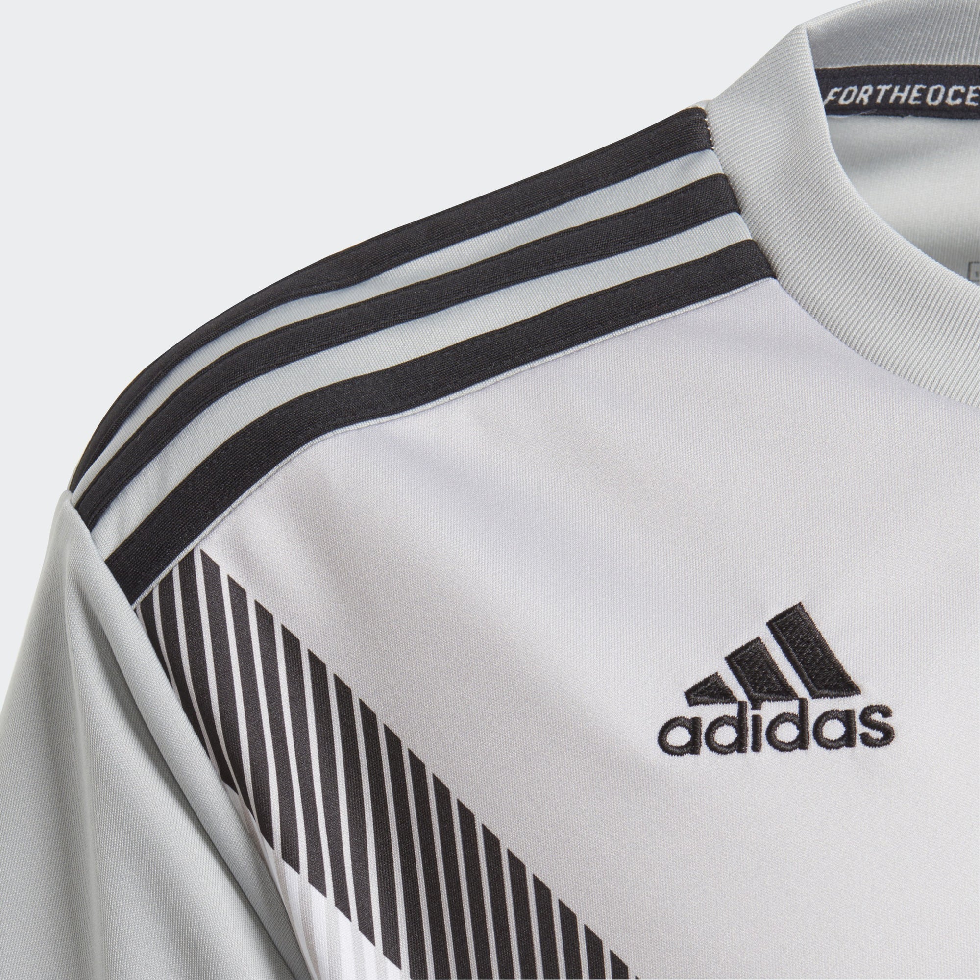 Kid's Real Madrid 18/19 Pre-Match Home Jersey - Stone/Black - CW5827-ADIDAS by Adidas | Available at Niky's Sports