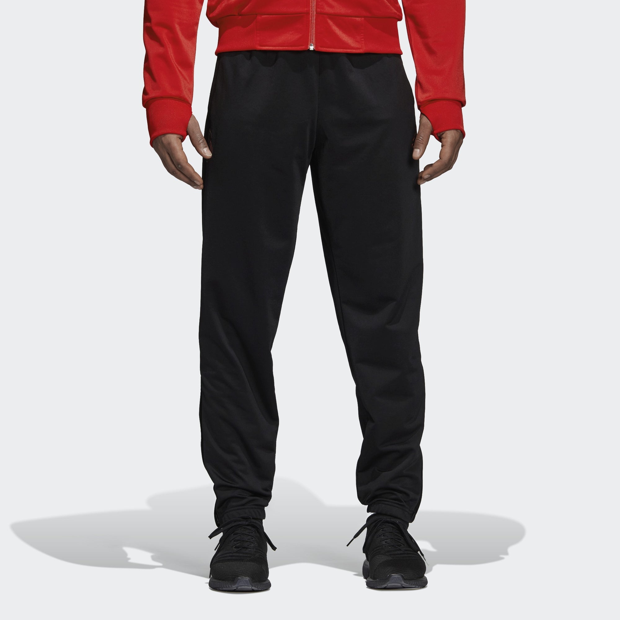 Men's Real Madrid Icon Track Pants - Black - CW8703-ADIDAS by Adidas | Available at Niky's Sports