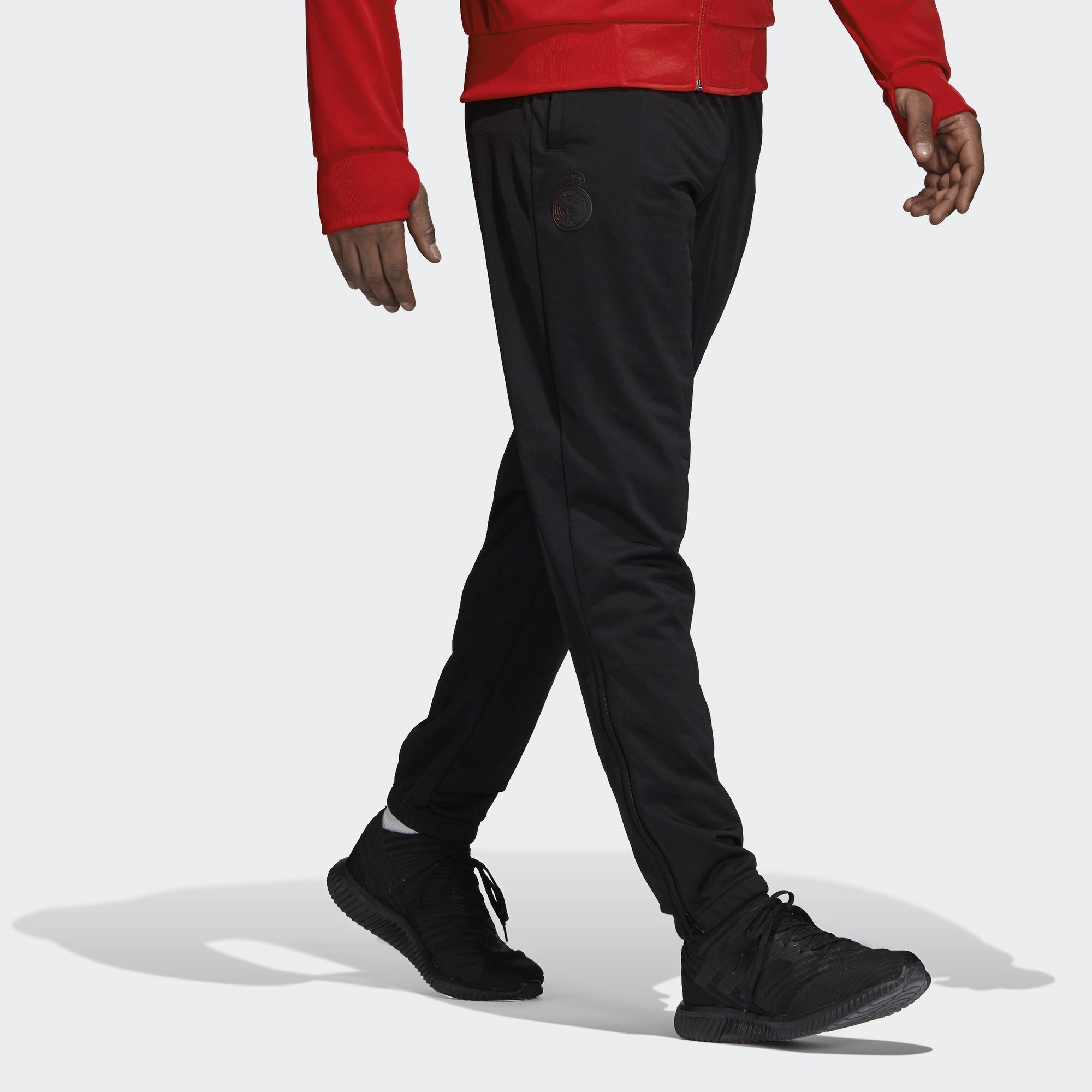 Men's Real Madrid Icon Track Pants - Black - CW8703-ADIDAS by Adidas | Available at Niky's Sports