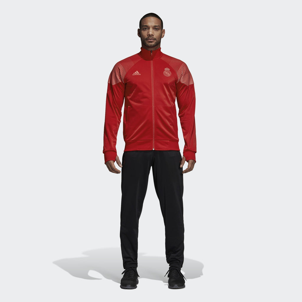 Men's Real Madrid Icon Track Pants - Black - CW8703-ADIDAS by Adidas | Available at Niky's Sports
