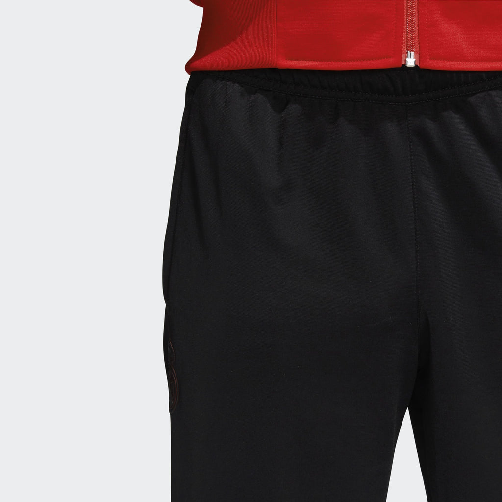 Men's Real Madrid Icon Track Pants - Black - CW8703-ADIDAS by Adidas | Available at Niky's Sports