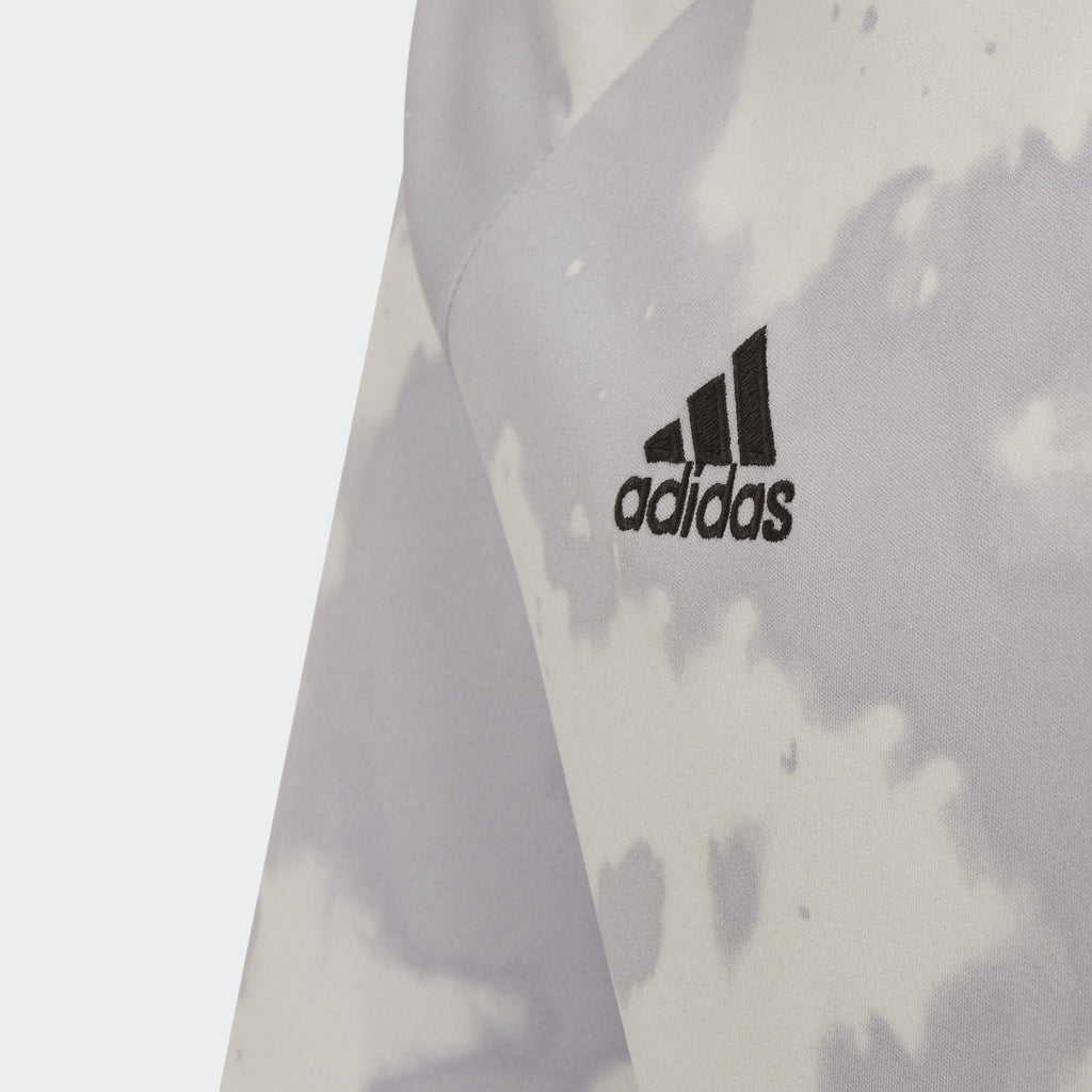 Kid's Real Madrid Pre-Match Jersey - Clear Grey/White - FL7866-ADIDAS by Adidas | Available at Niky's Sports