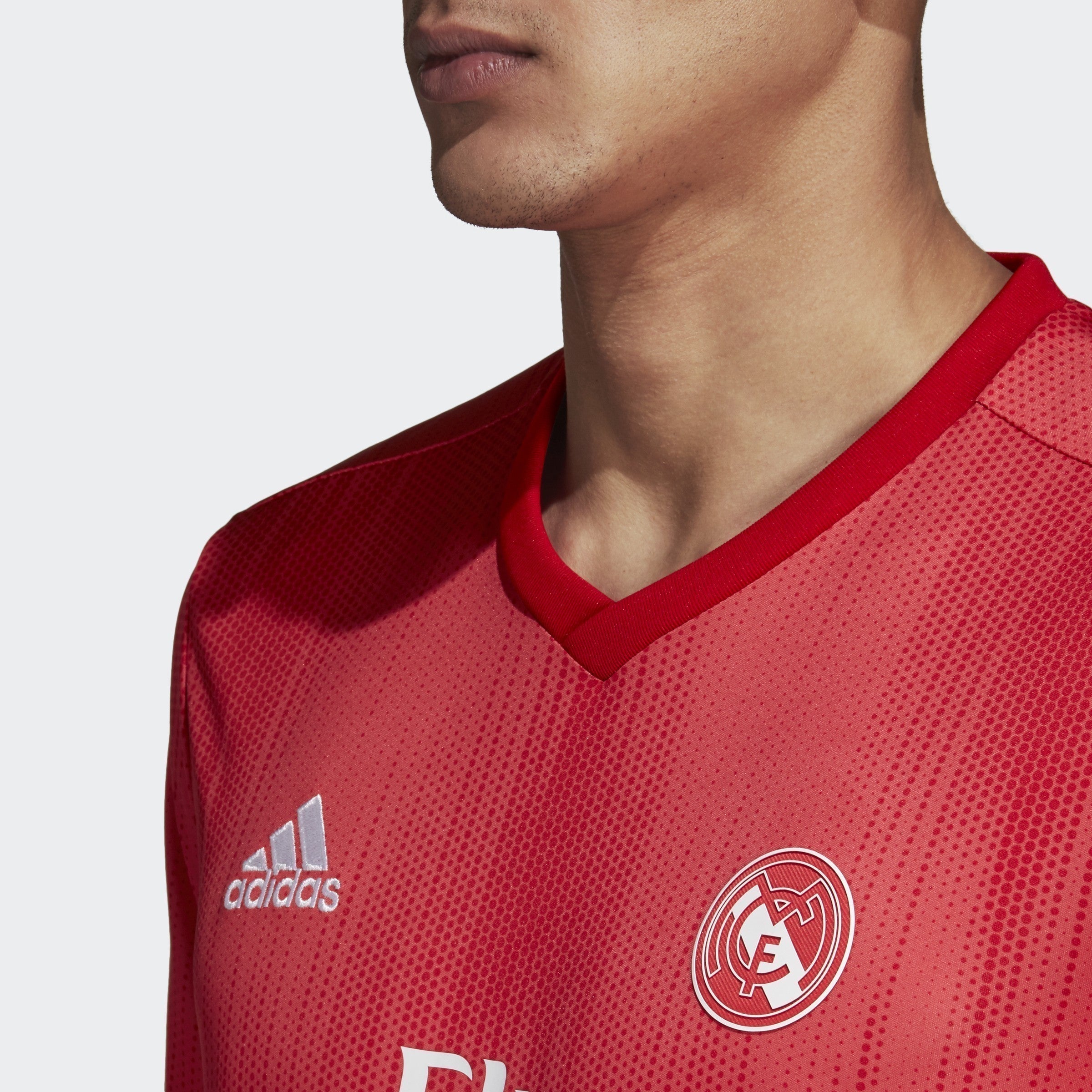 Jersey real madrid rojo hot sale