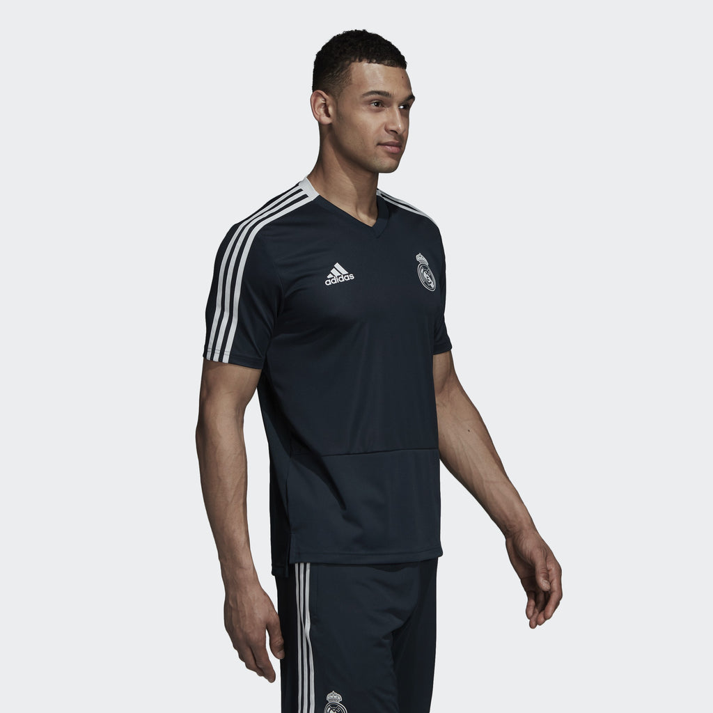 Men's Real Madrid 18/19 Training Jersey - Onix/Black/White - CW8646-ADIDAS by Adidas | Available at Niky's Sports