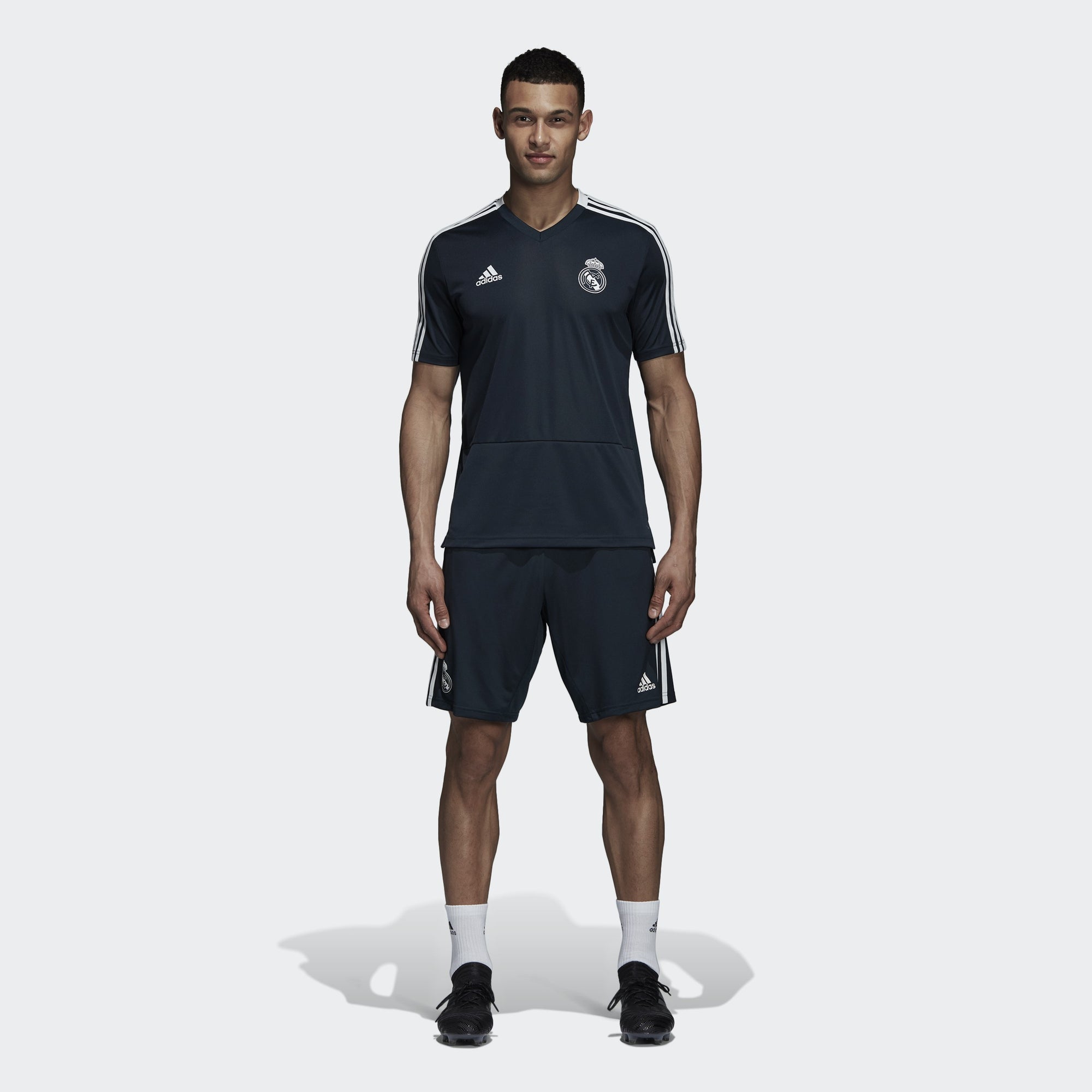 Men's Real Madrid 18/19 Training Jersey - Onix/Black/White