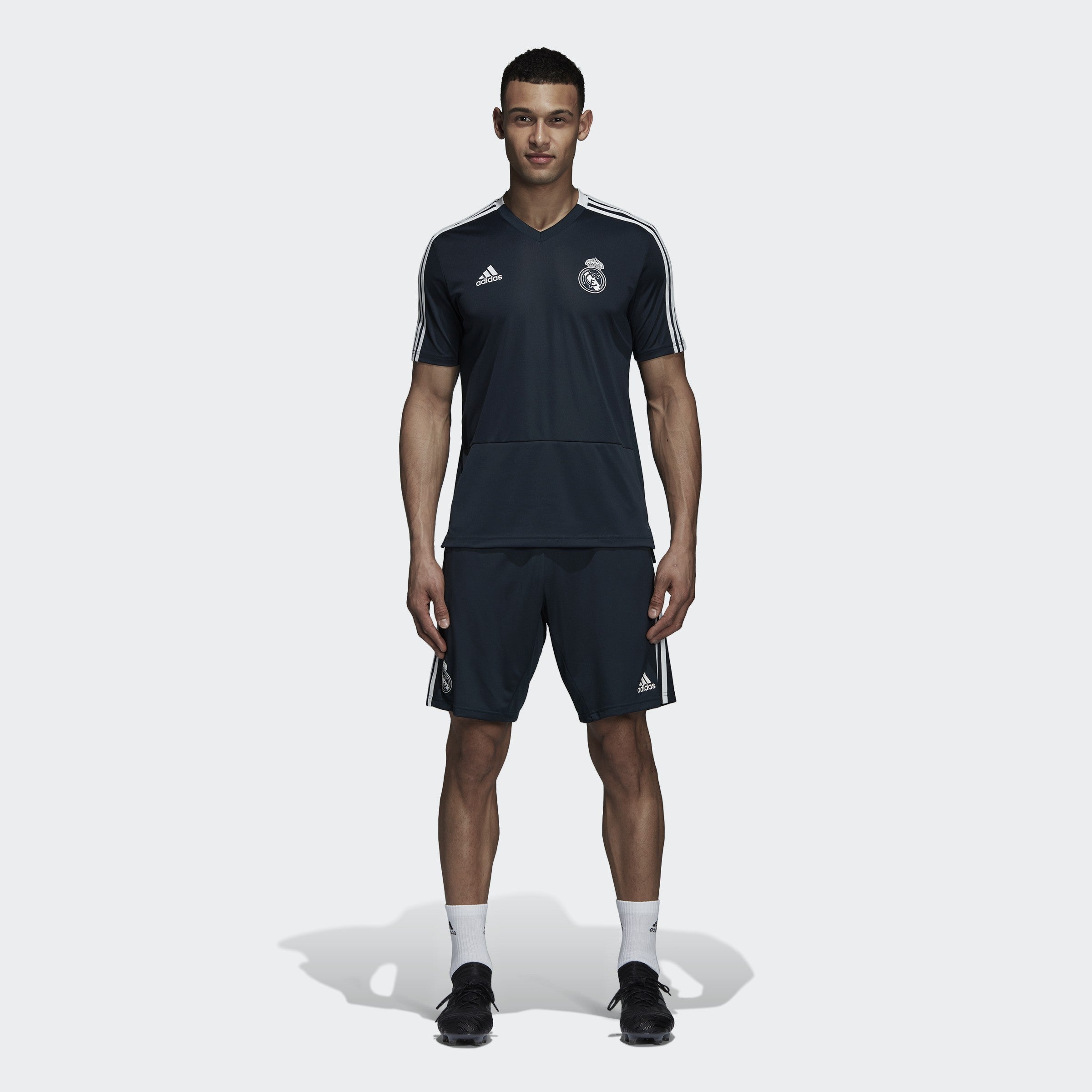 adidas - レアルマドリード 18/19 トレーニングトップ Fly Emirates 2018-19 Real Madrid adidas Training Shirt - 8/10 - (M.Boys)