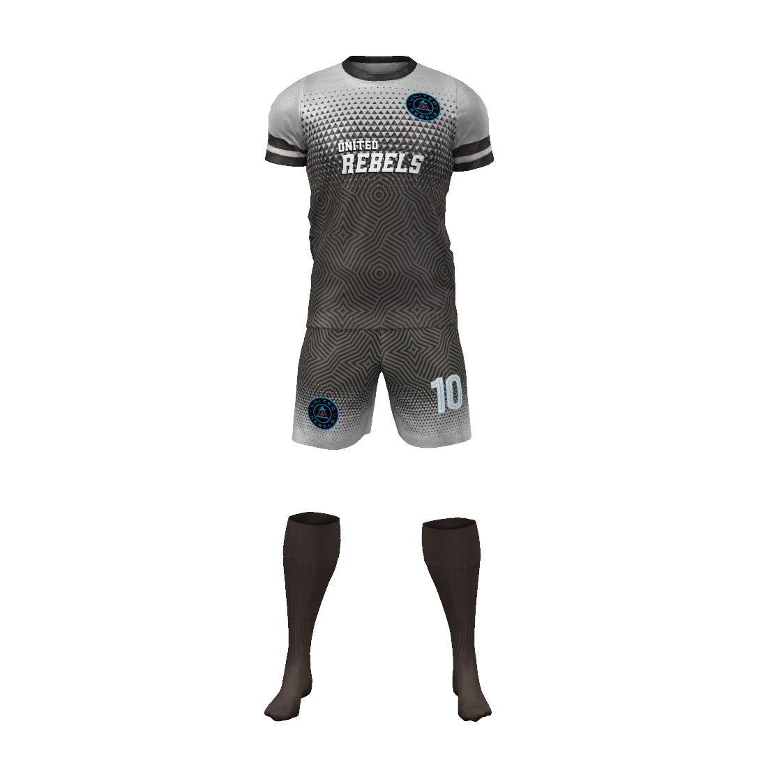 Rebels Silver/Gray Kit (Boys/Men's) 2021