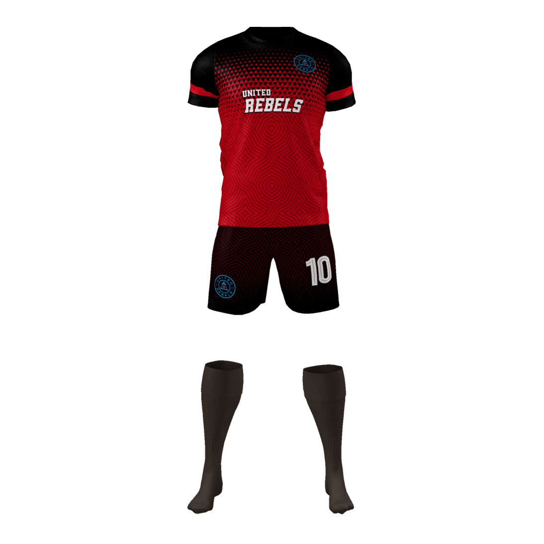 Rebels Red/Black Kit (Boys/Men's) 2021