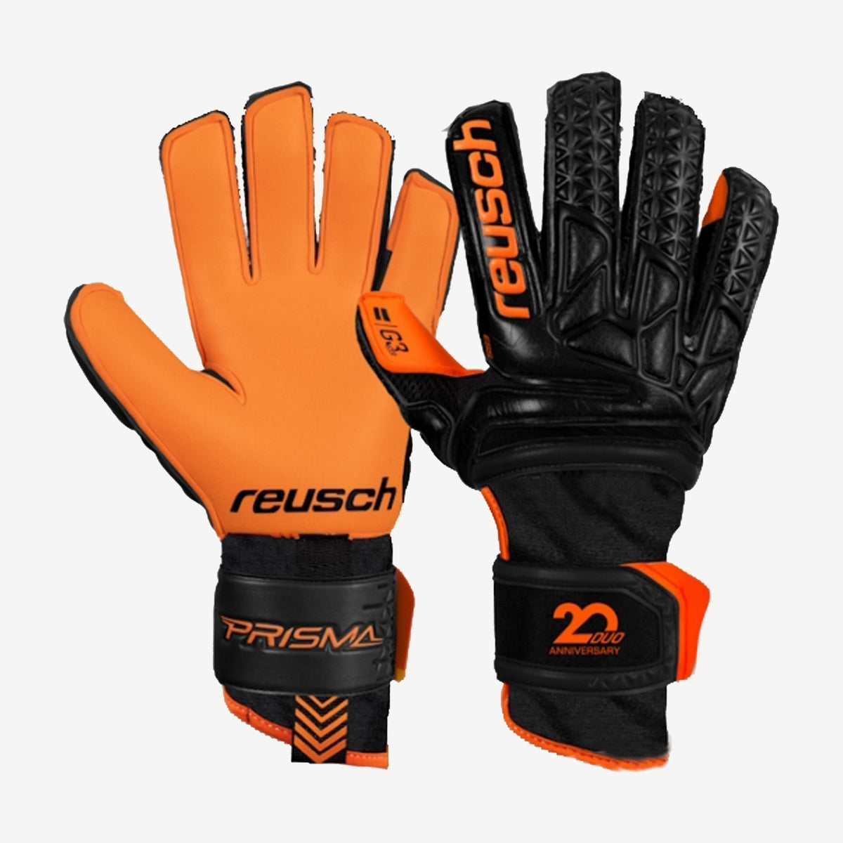 Prisma Pro G3 Duo Black Hole - Black/Orange - 3870159-783-REUSCH by Reusch | Available at Niky&#39;s Sports