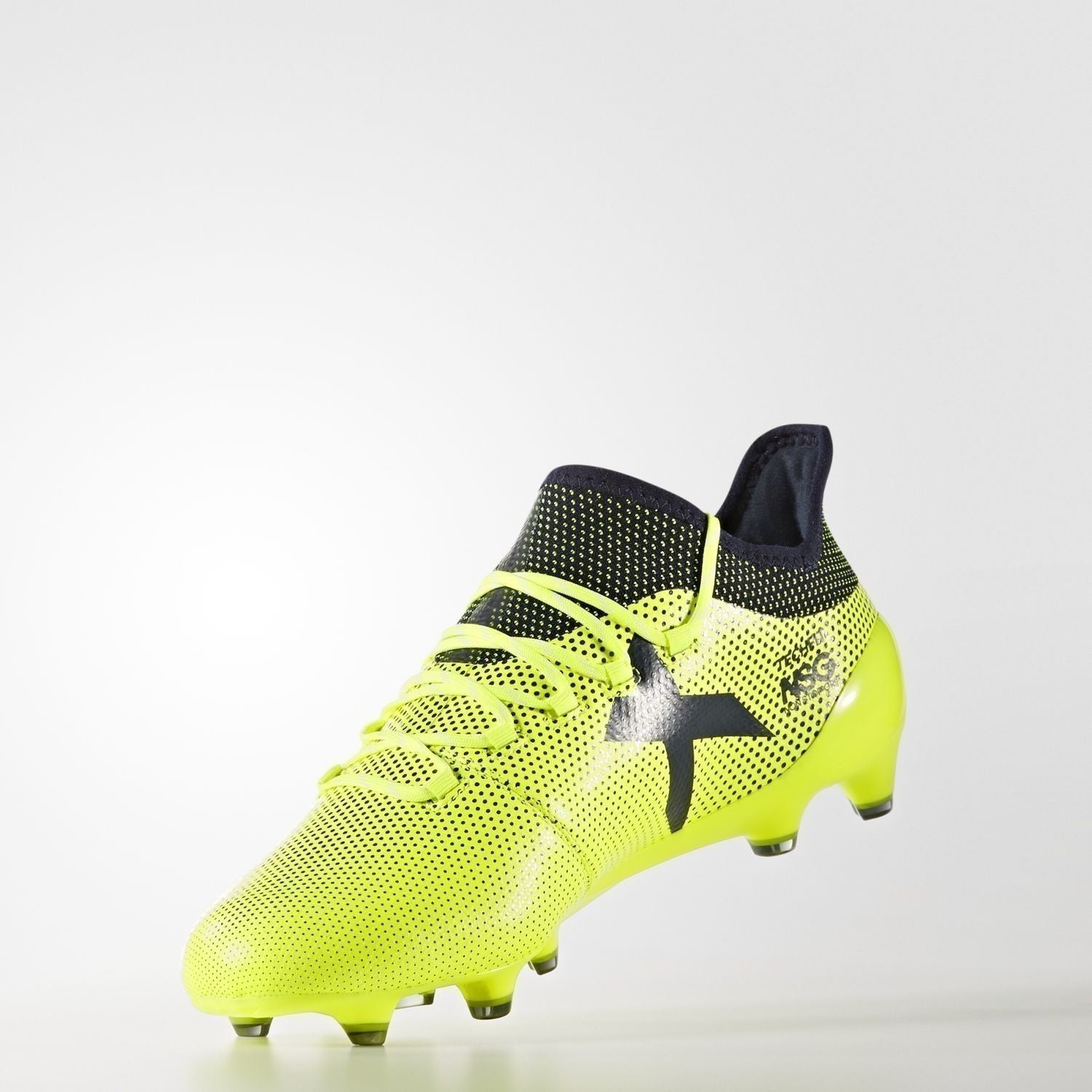 Men's X 17.1 FG Soccer Cleats - Solar Yellow - S82286-ADIDAS by Adidas | Available at Niky's Sports
