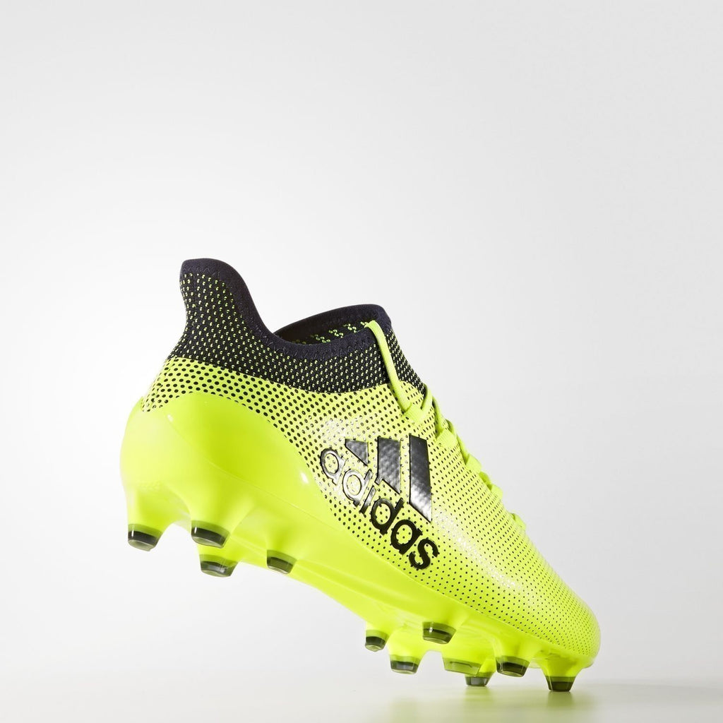Men's X 17.1 FG Soccer Cleats - Solar Yellow - S82286-ADIDAS by Adidas | Available at Niky's Sports