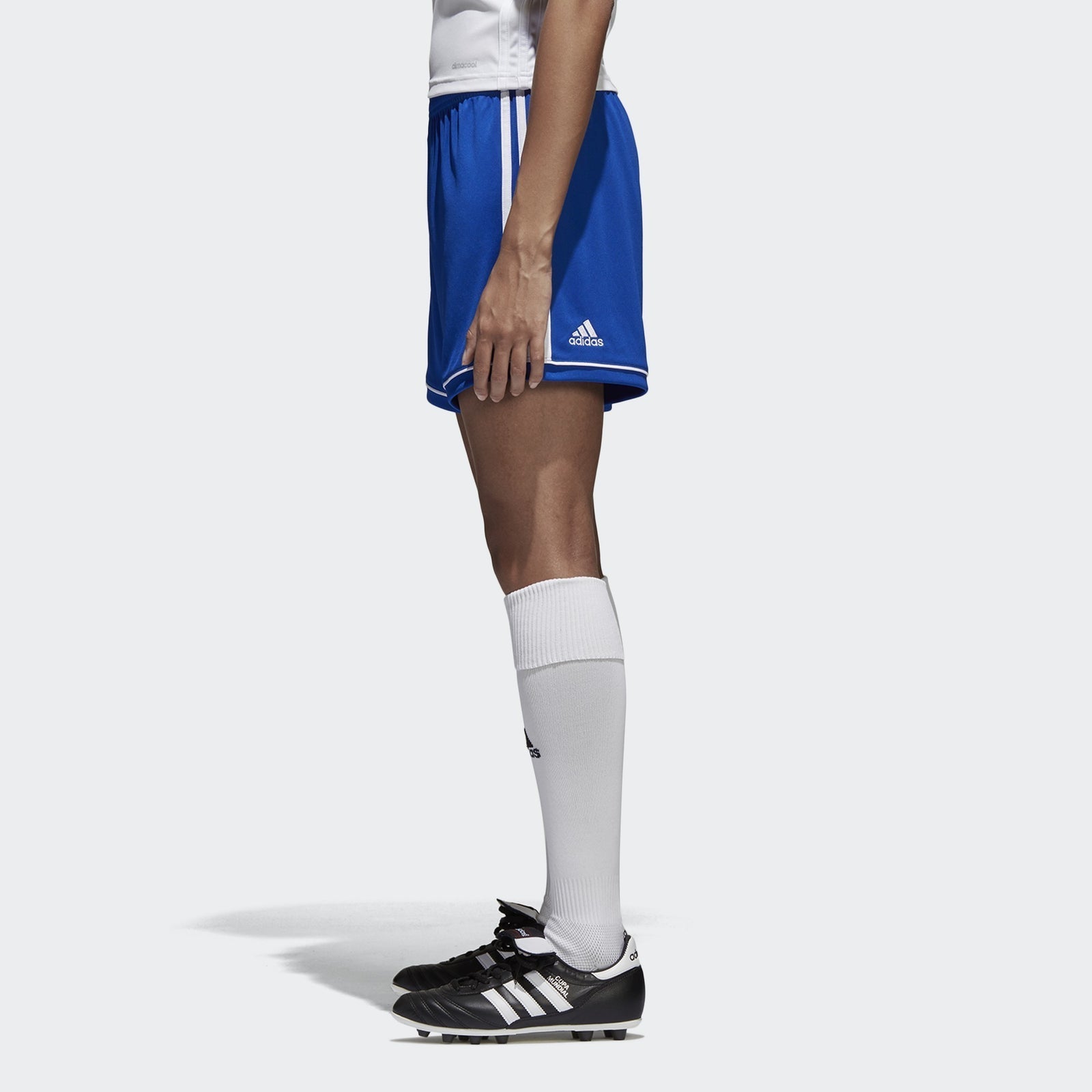 Women's Squadra 17 Shorts - Bold Blue/White - S99152-ADIDAS by Adidas | Available at Niky's Sports