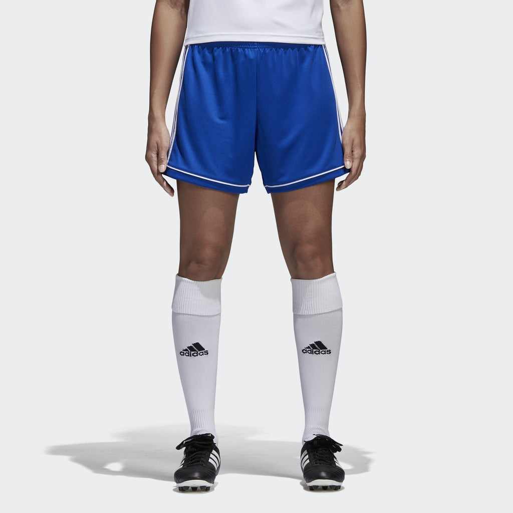 Women's Squadra 17 Shorts - Bold Blue/White - S99152-ADIDAS by Adidas | Available at Niky's Sports