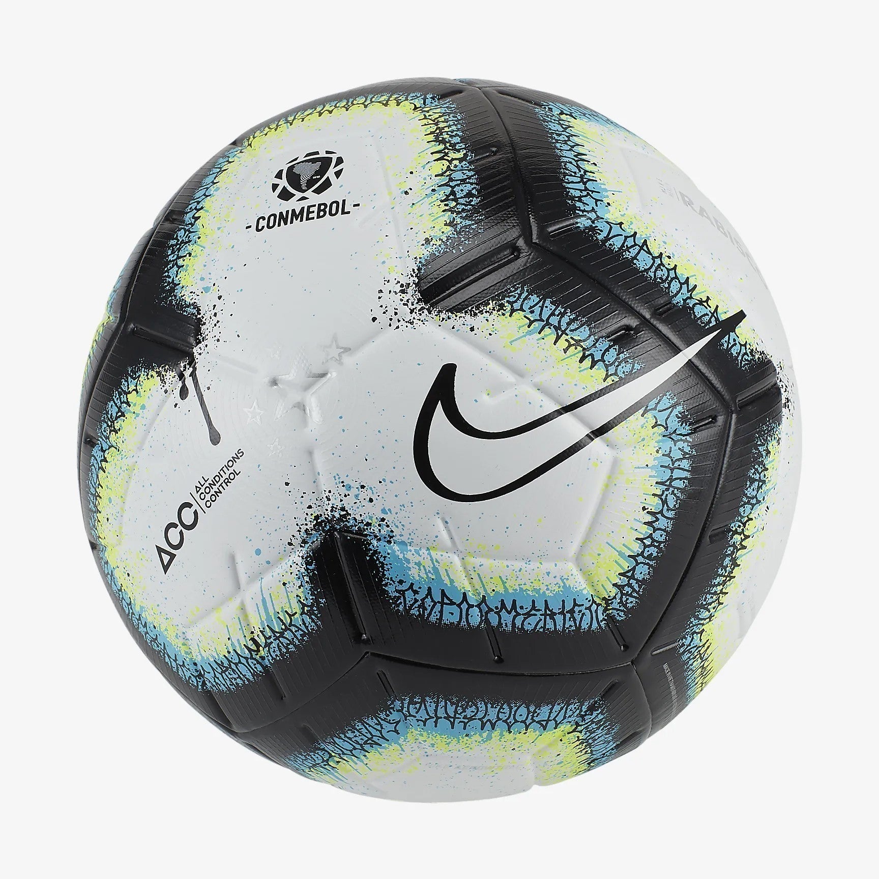 Merlin Rabisco Copa America 2019 Soccer Ball - White/Black/Blue/White ...
