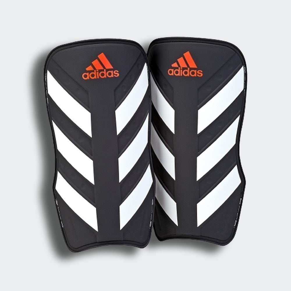 adidas Everlite Shin Guards - Black/White - CW5559-ADIDAS by Adidas | Available at Niky's Sports