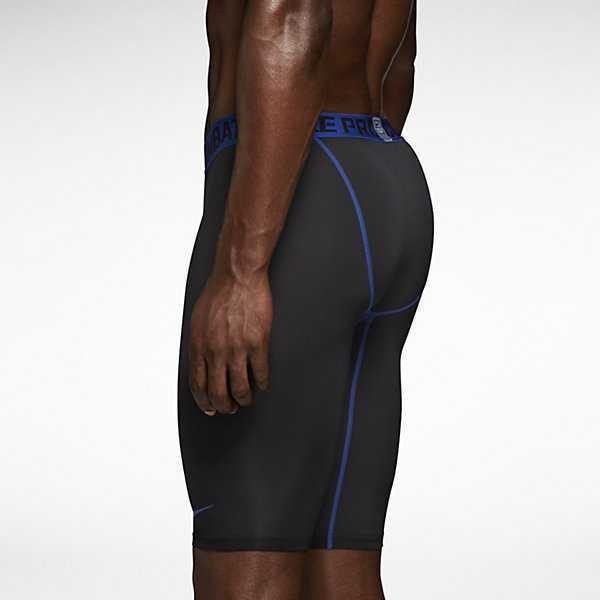 nike royal blue compression shorts