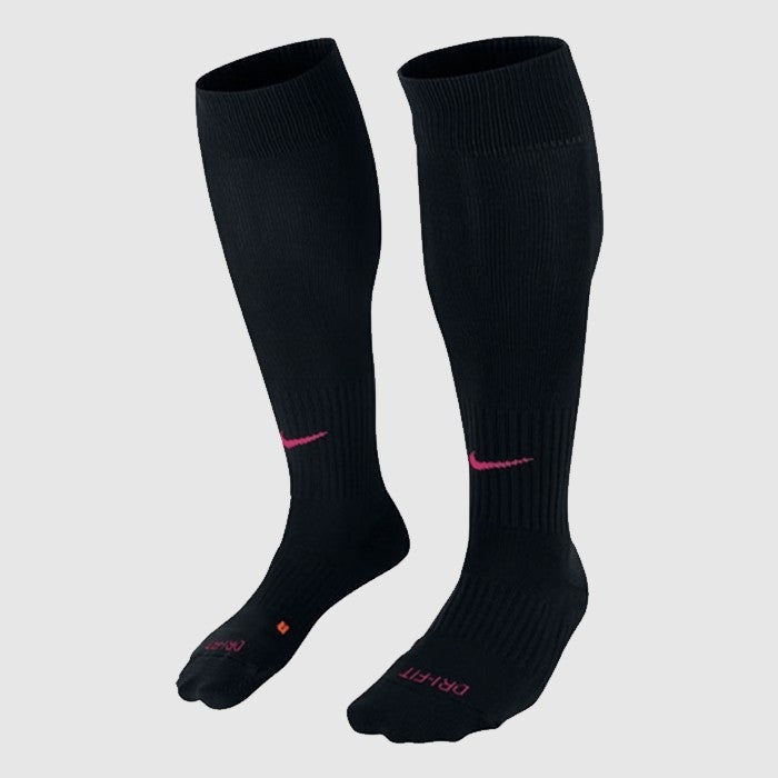 Classic II Cushioned Sock - Black/Vivid Pink - SX5728-013-NIKE by Nike | Available at Niky's Sports
