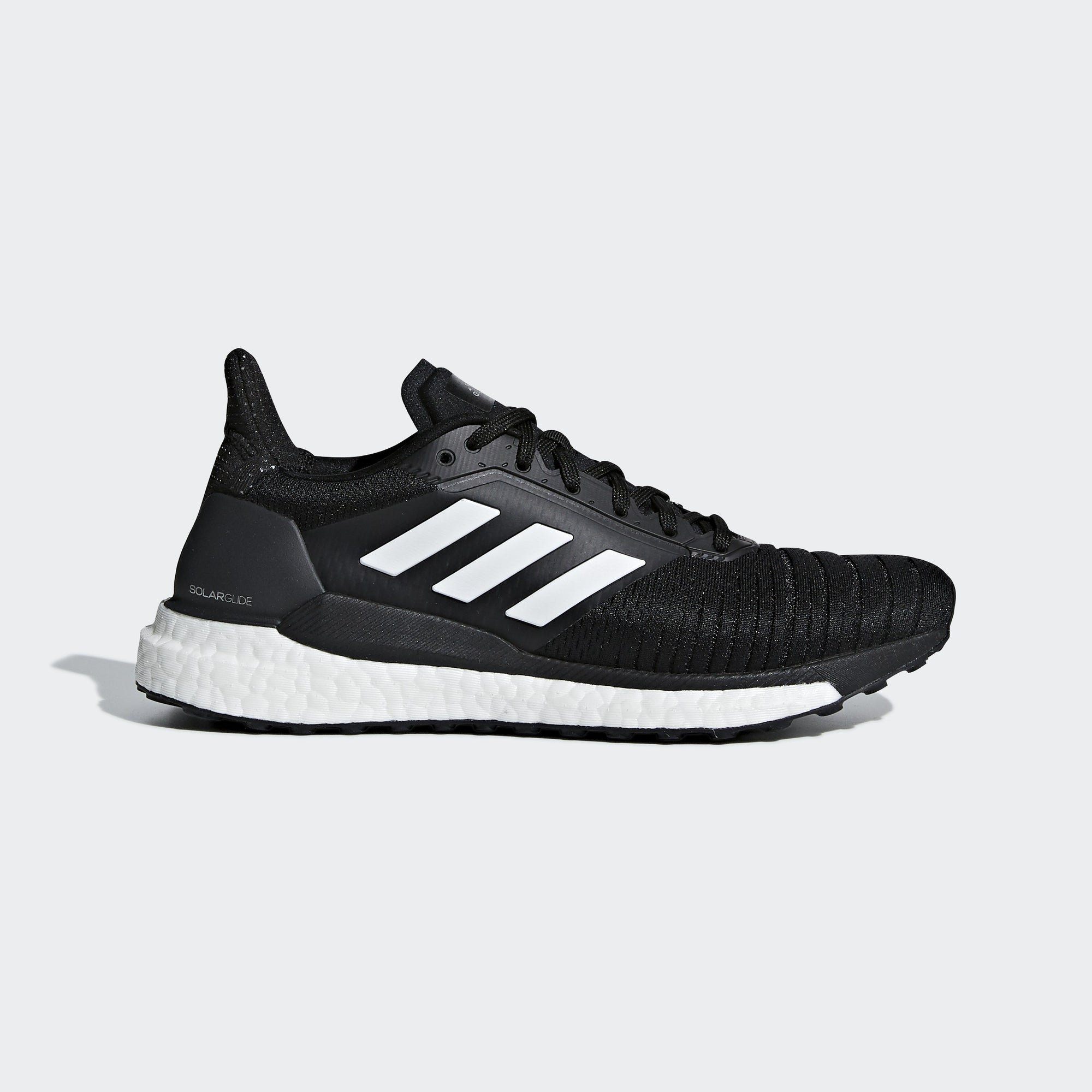 Women's Solar Glide Running Shoes - Black/White - BB7450-ADIDAS by Adidas | Available at Niky's Sports