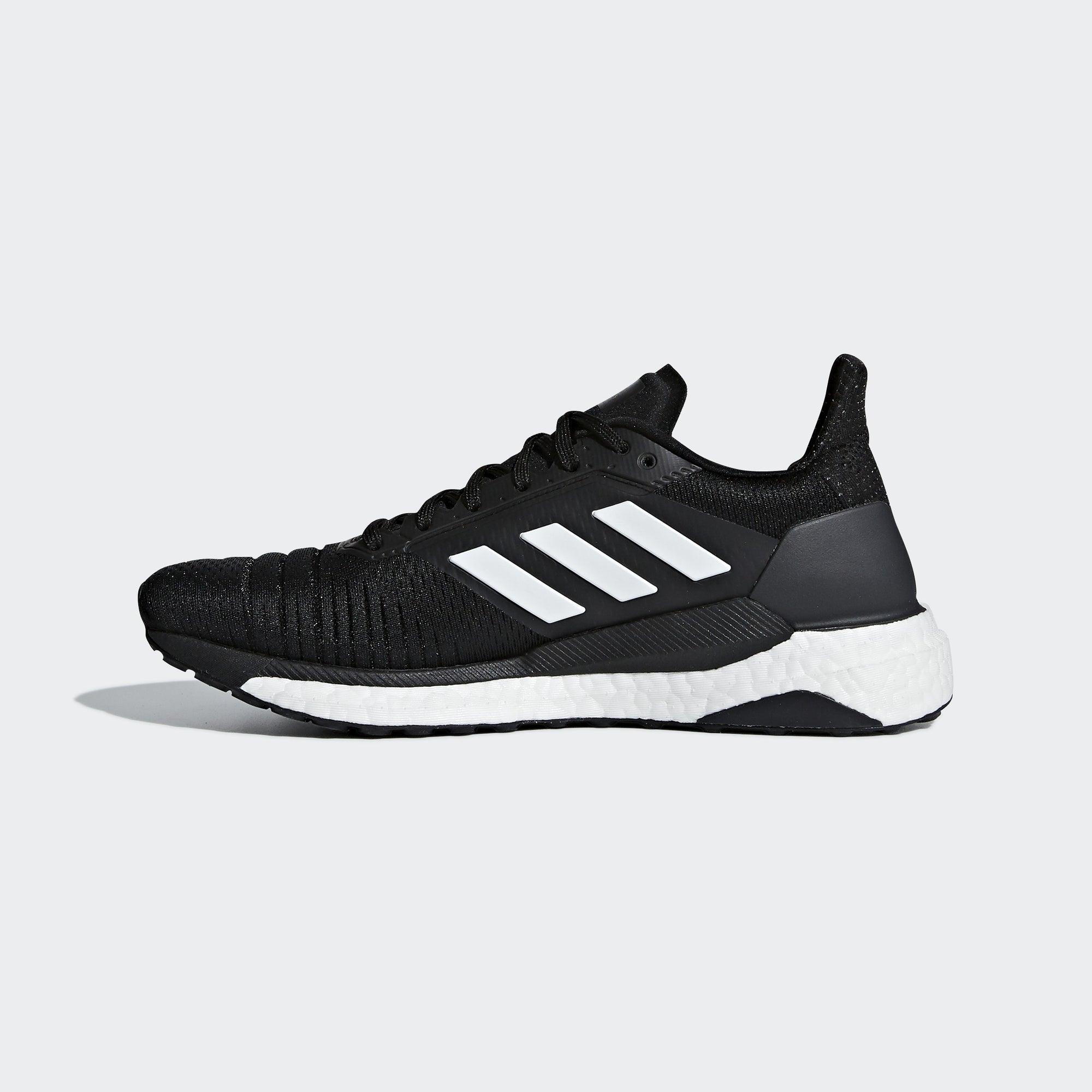 Women's Solar Glide Running Shoes - Black/White - BB7450-ADIDAS by Adidas | Available at Niky's Sports