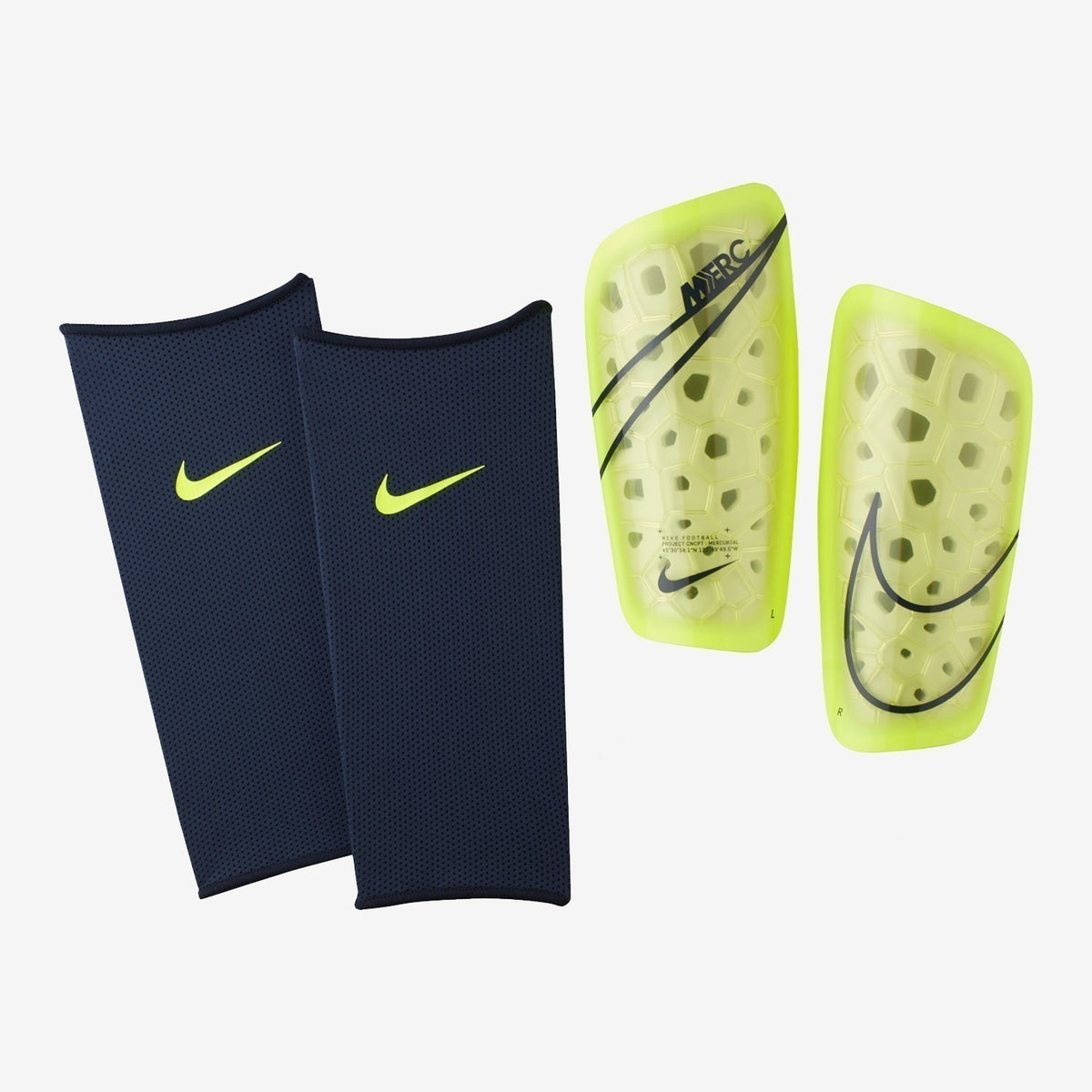Mercurial Lite Football Shin guards - Volt/Obsidian - SP2120-704-NIKE by Nike | Available at Niky&#39;s Sports