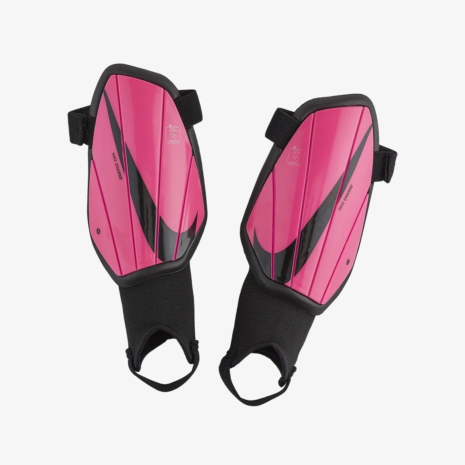 Nike Kid's Charge Shin Guard - Hyper Pink/Black - SP2165-639-NIKE by Nike | Available at Niky's Sports