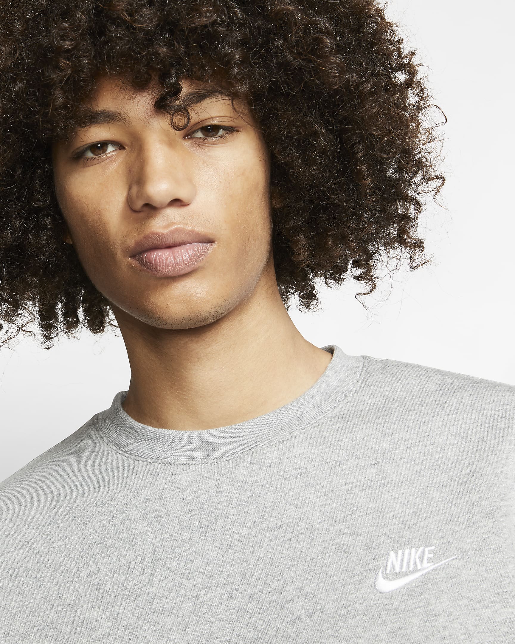 Nike Men's NSW Club Crew Grey