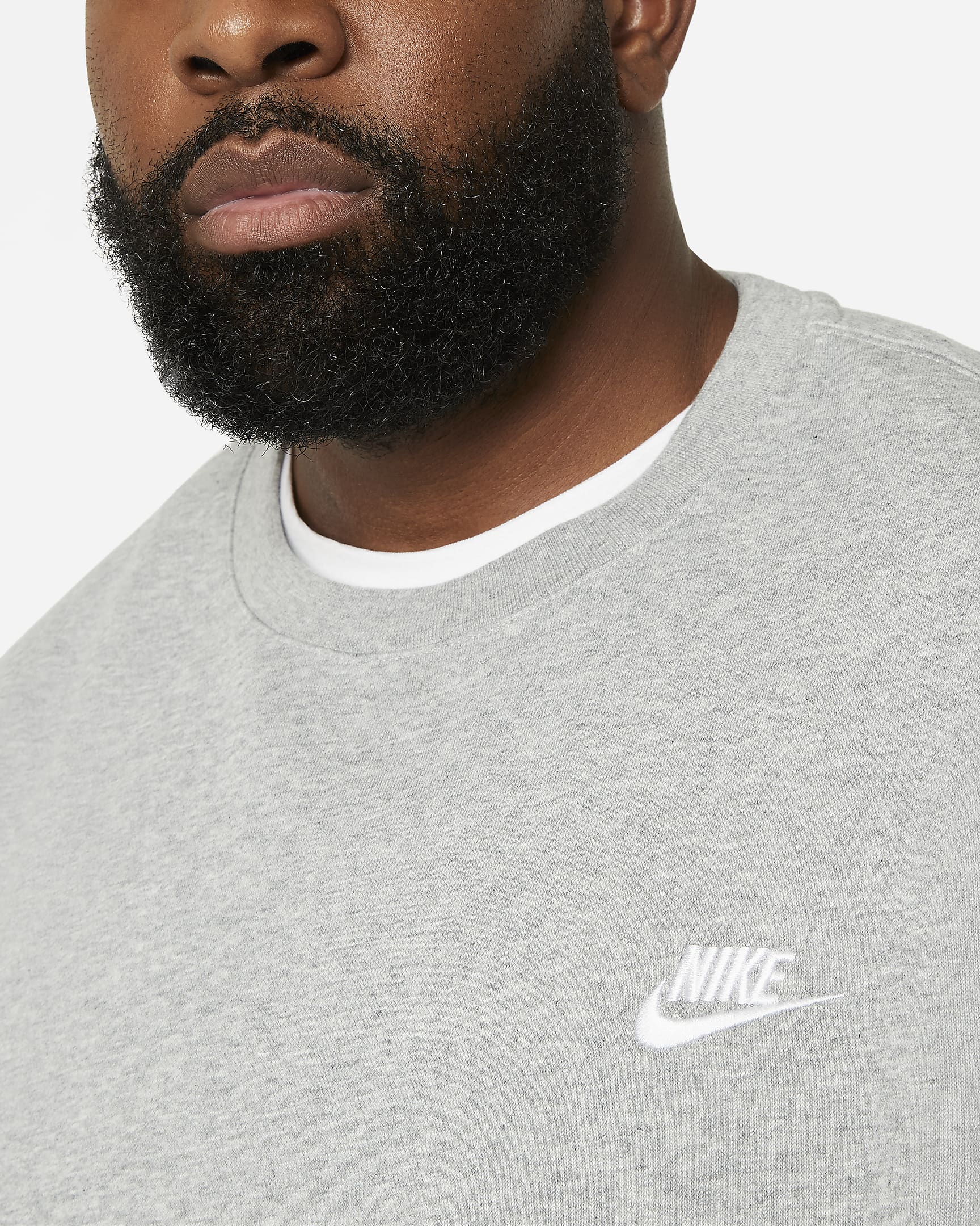 Nike Men's NSW Club Crew Grey