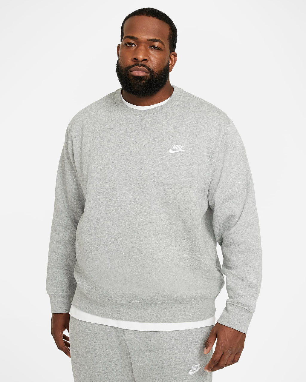 Nike Men's NSW Club Crew Grey