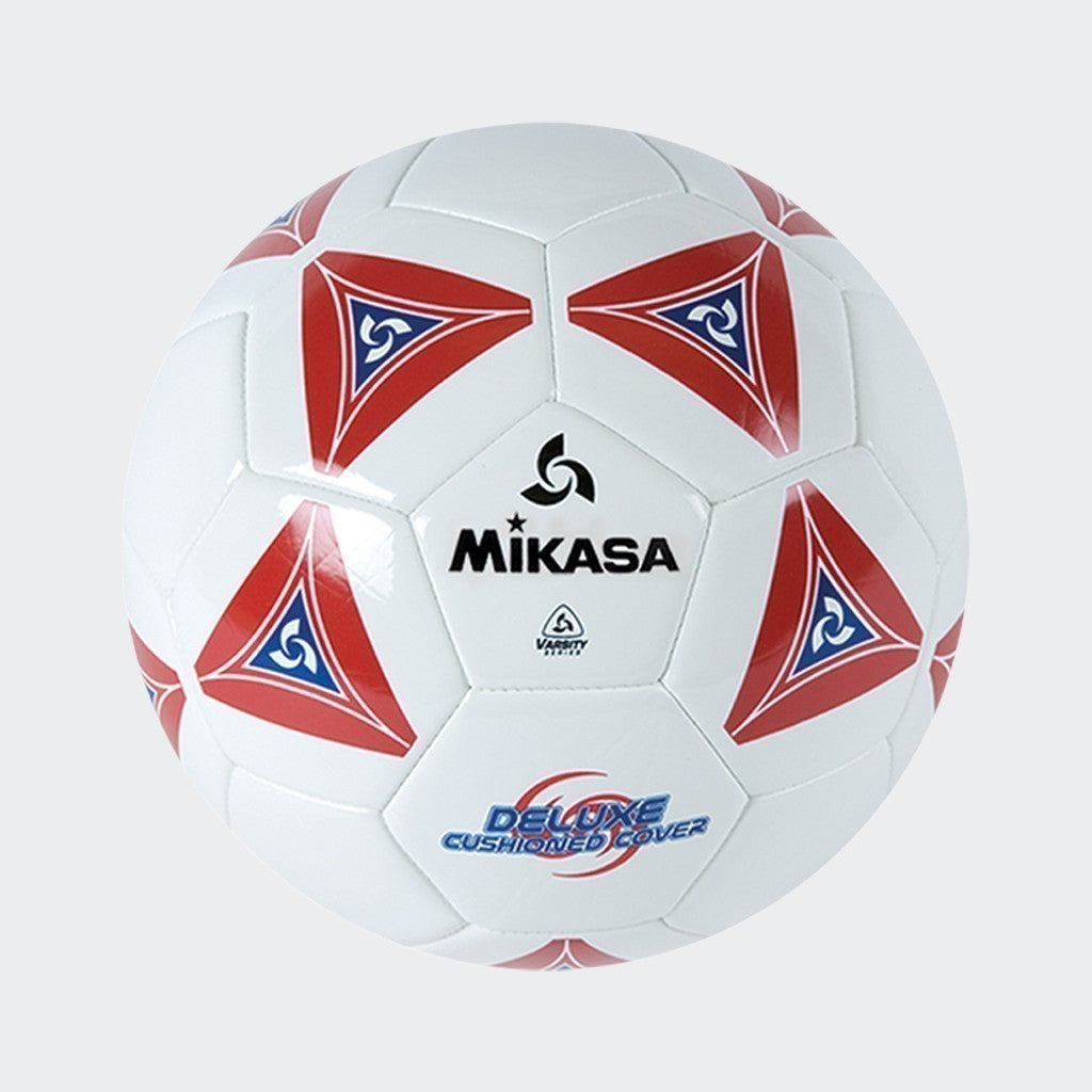 Serious Soccer Ball - White/Red - SS40-R-MIKASA by Mikasa | Available at Niky's Sports