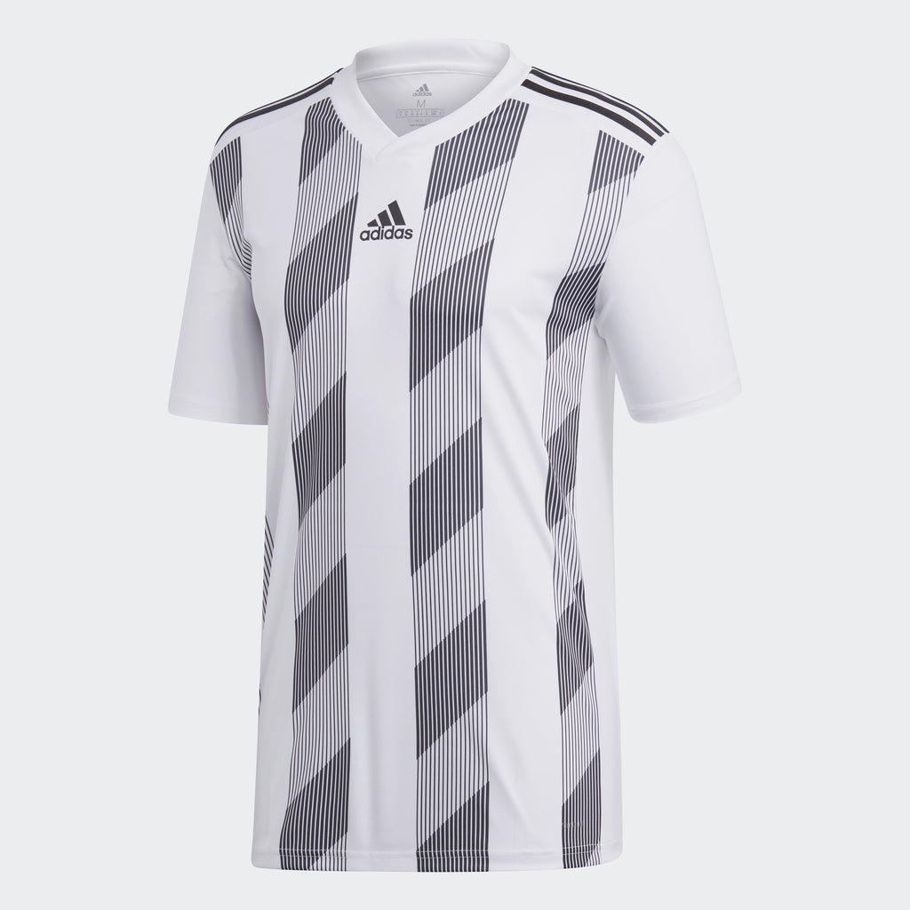 Striped 19 Jersey- White / Black - DP3202-ADIDAS by Adidas | Available at Niky's Sports
