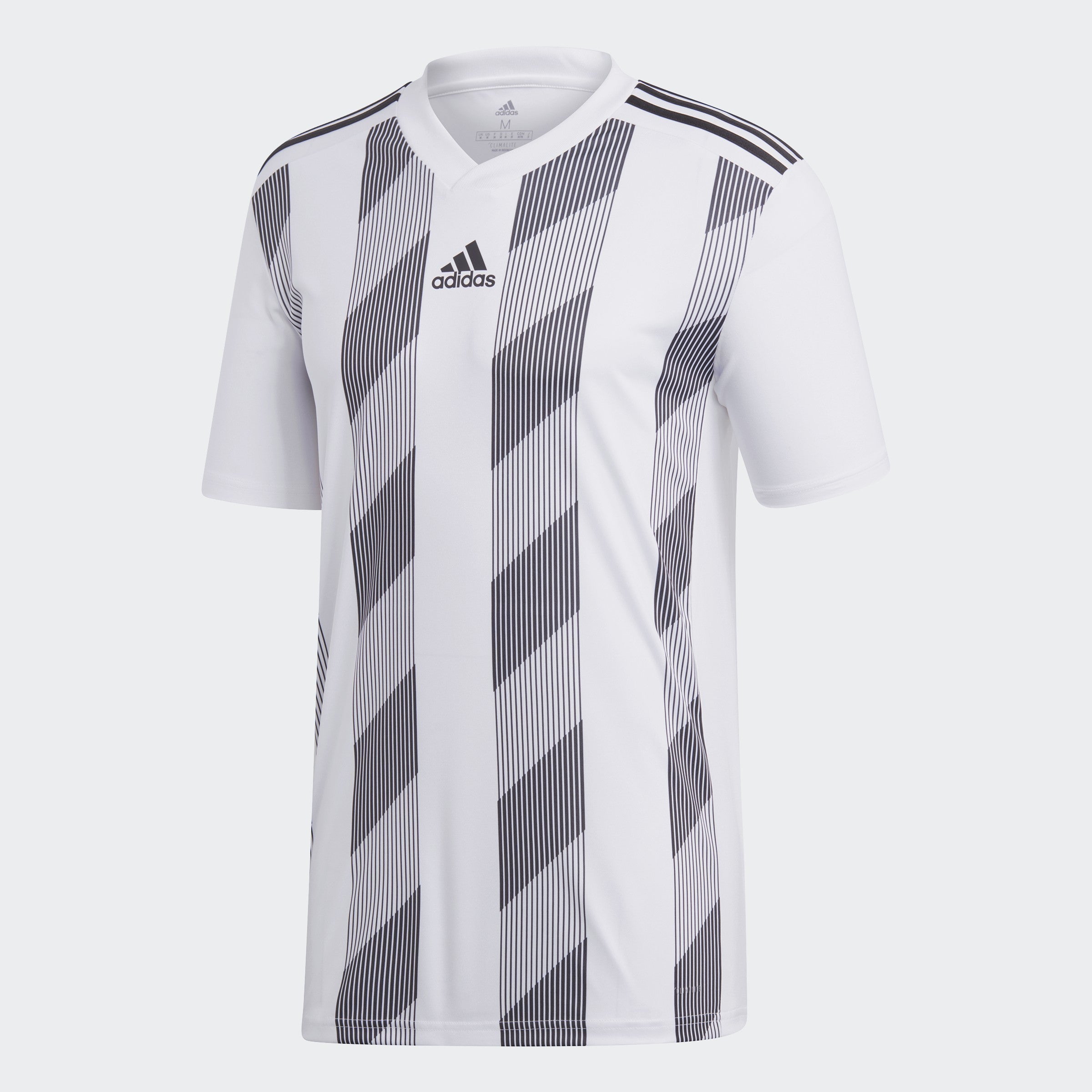 Striped 19 Jersey- White / Black - DP3202-ADIDAS by Adidas | Available at Niky's Sports