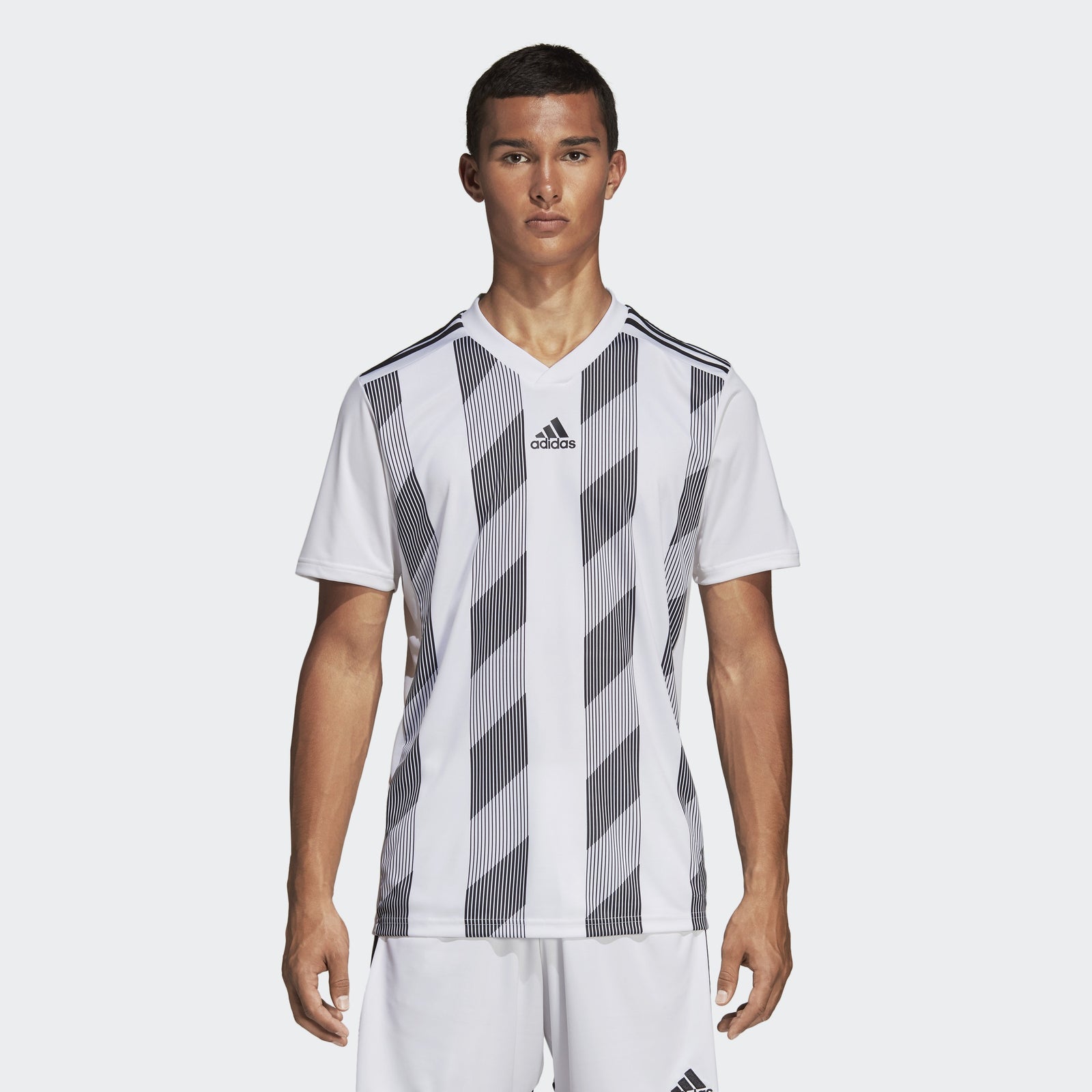 Striped 19 Jersey White Black