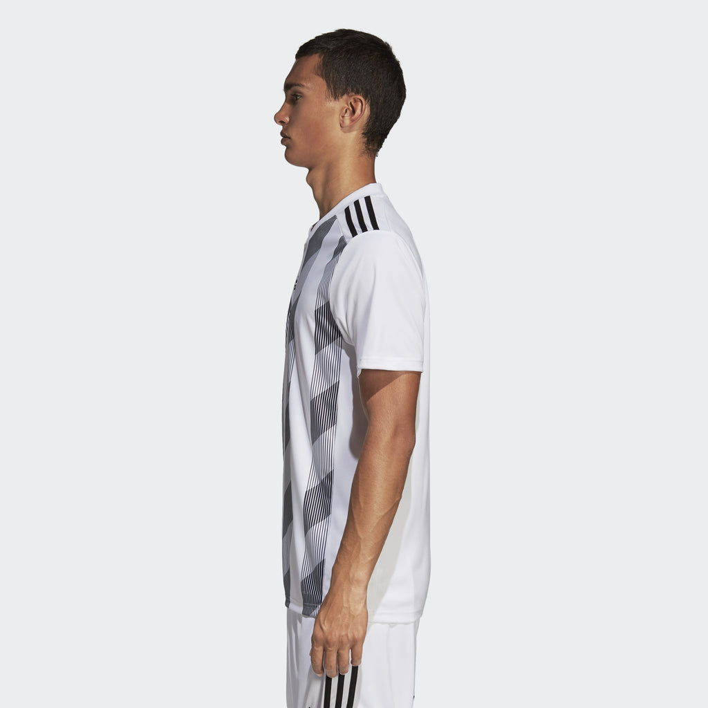 Striped 19 Jersey- White / Black - DP3202-ADIDAS by Adidas | Available at Niky's Sports
