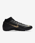 SuperflyX 6 Academy TF Soccer Shoe - Black/Metallic Vivid Gold - AH7370-077-NIKE by Nike | Available at Niky's Sports