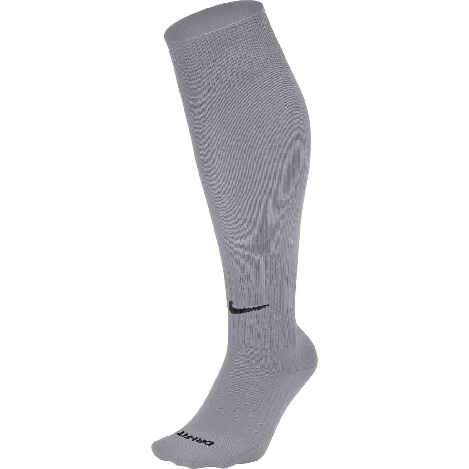 NIKE CLASSIC SOCCER SOCK GREY - SX5728-018-NIKE by Nike | Available at Niky's Sports