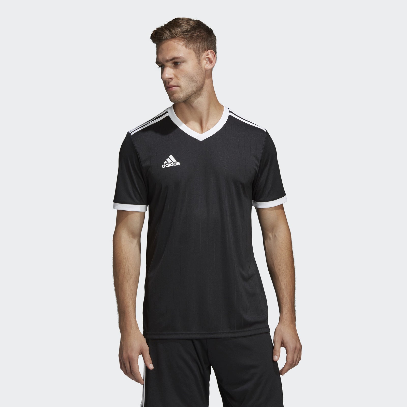 Men's Tabela 18 Jersey-Black/White - CE8934-ADIDAS by Adidas | Available at Niky's Sports