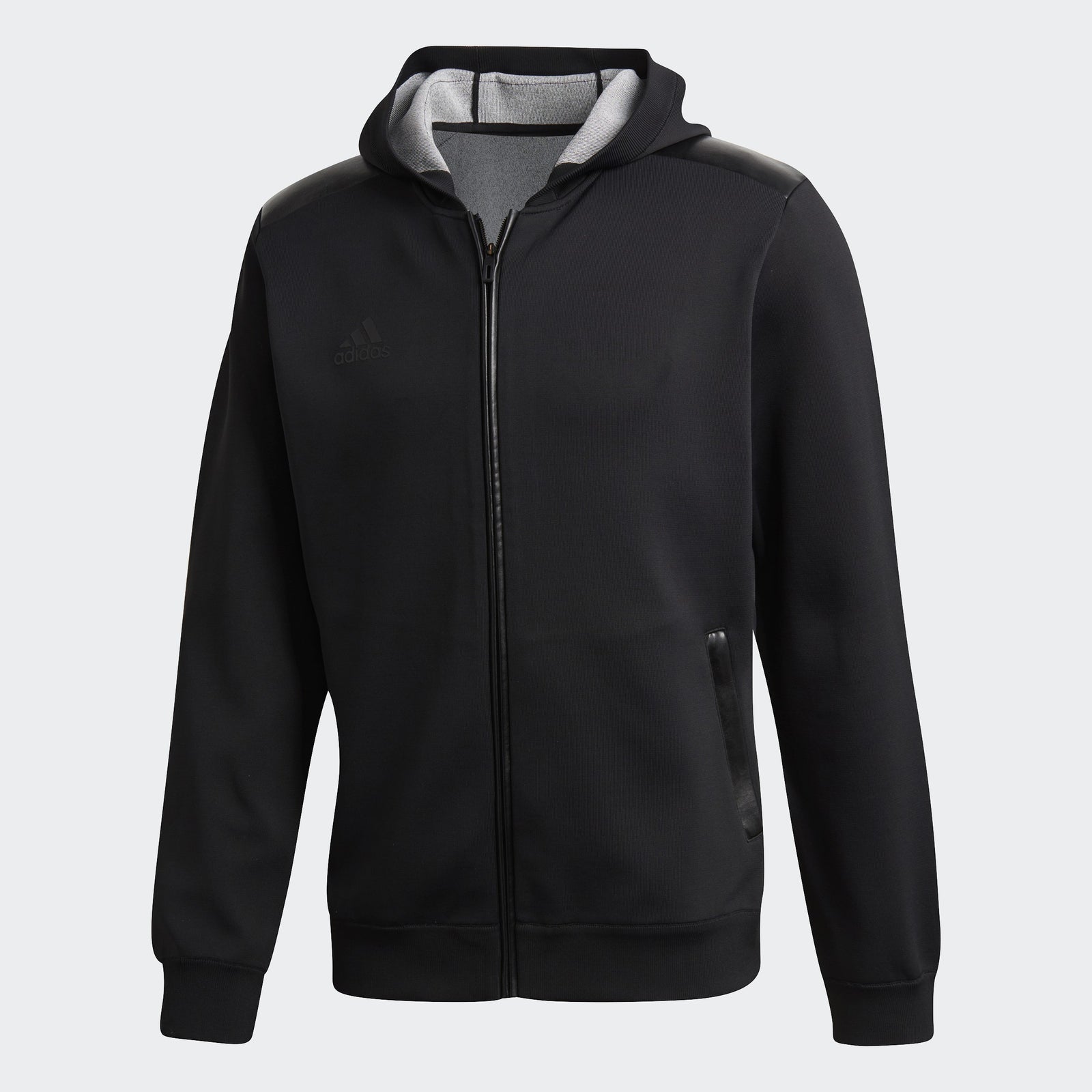 Pogba Tango Hoodie Black Men's - CG1848-ADIDAS by Adidas | Available at Niky's Sports