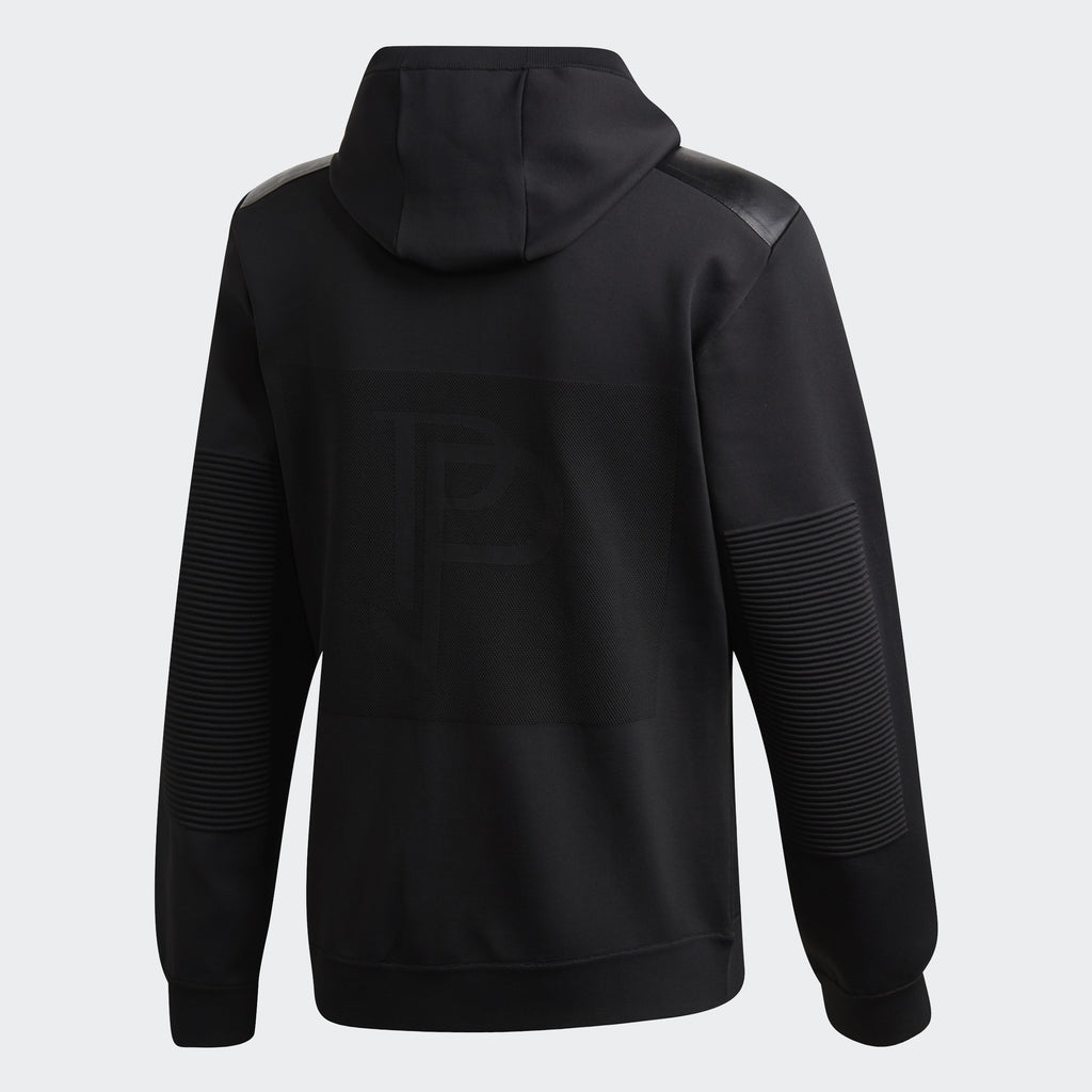 Pogba Tango Hoodie Black Men's - CG1848-ADIDAS by Adidas | Available at Niky's Sports