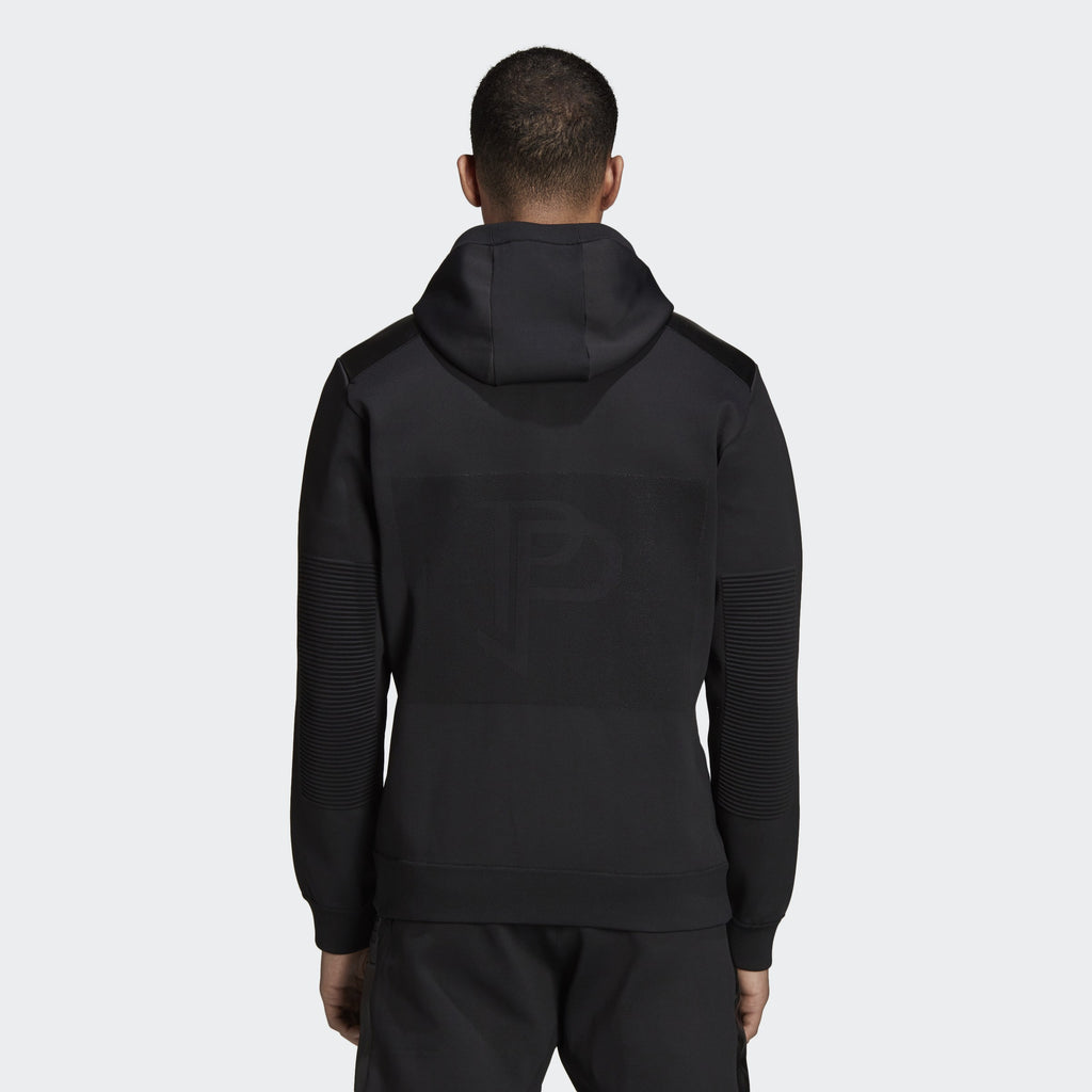 Pogba Tango Hoodie Black Men's - CG1848-ADIDAS by Adidas | Available at Niky's Sports