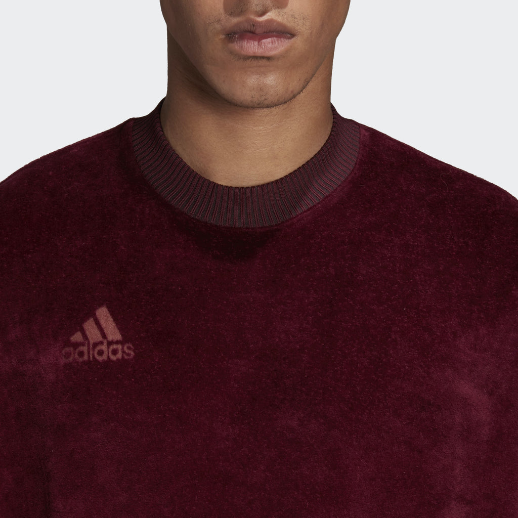 Pogba Tango Tee Maroon Men's - DN5944-ADIDAS by Adidas | Available at Niky's Sports