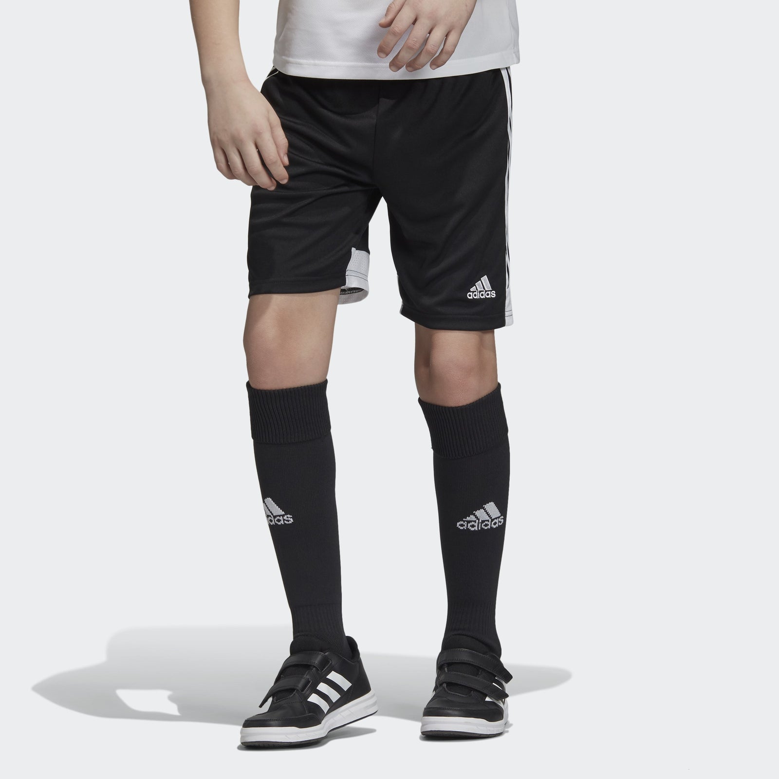 adidas Kid's Tastigo 19 Shorts - Black/White - DP3173-ADIDAS by Adidas | Available at Niky's Sports
