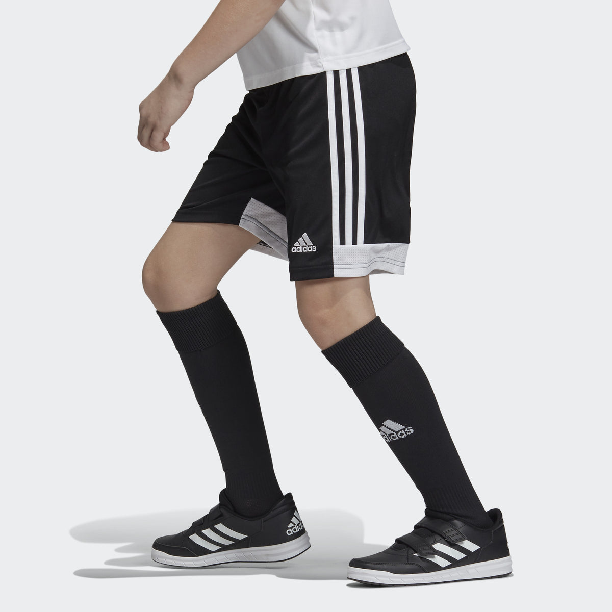 adidas Kid's Tastigo 19 Shorts - Black/White - DP3173-ADIDAS by Adidas | Available at Niky's Sports