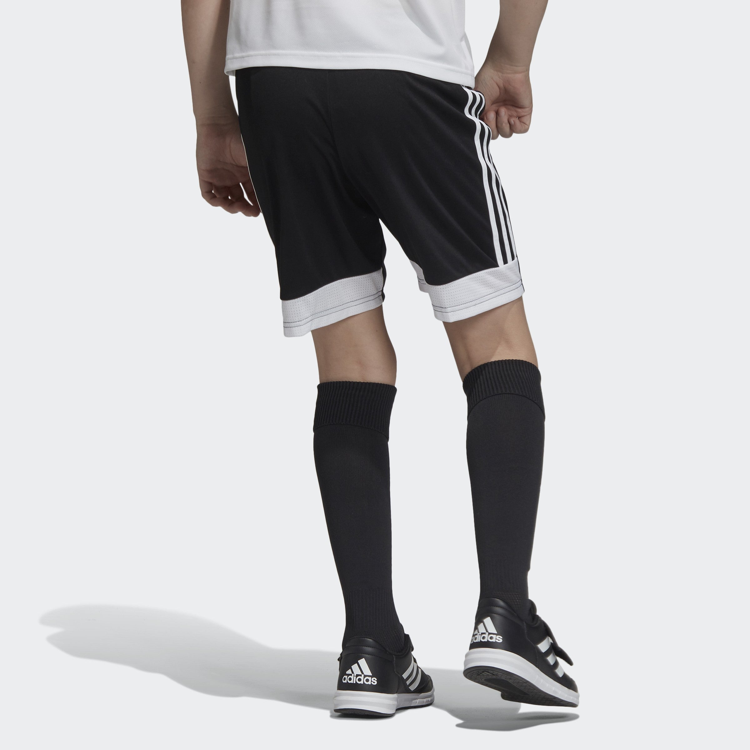 adidas Kid's Tastigo 19 Shorts - Black/White - DP3173-ADIDAS by Adidas | Available at Niky's Sports