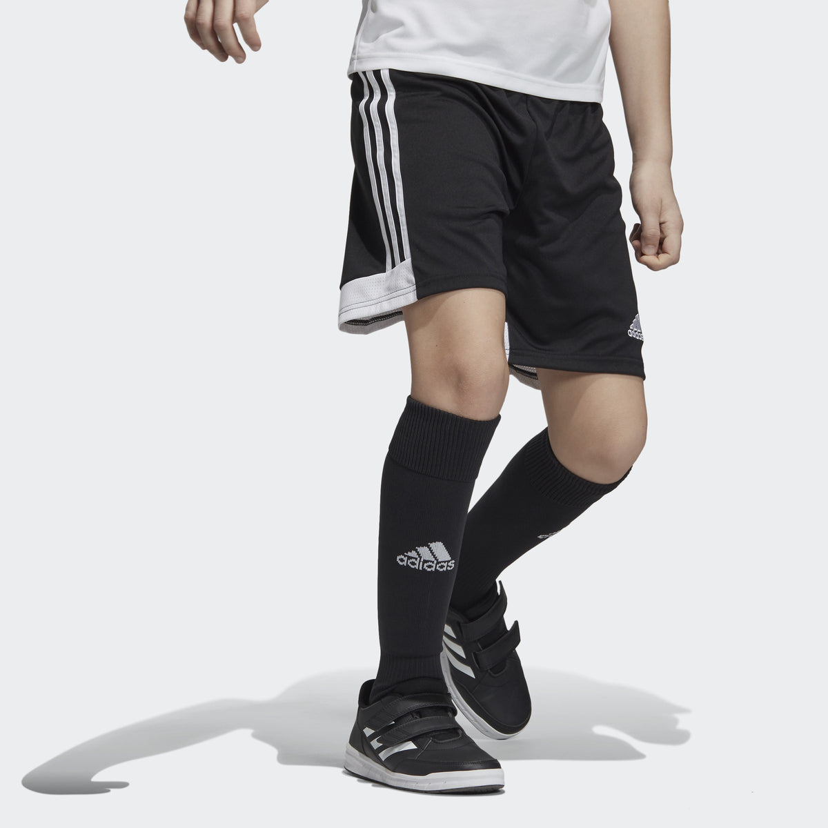 adidas Kid's Tastigo 19 Shorts - Black/White - DP3173-ADIDAS by Adidas | Available at Niky's Sports