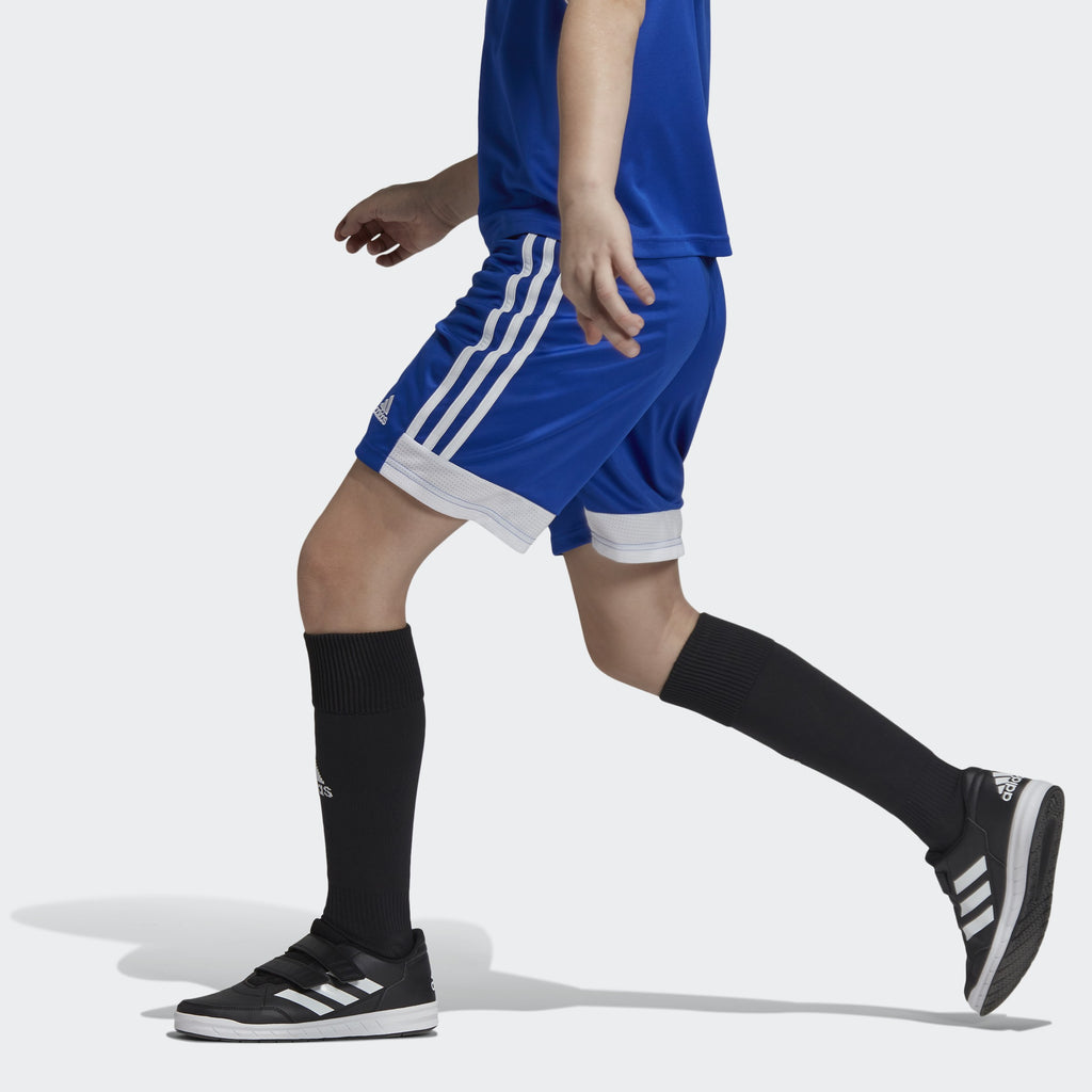 Kid's Tastigo 19 Shorts - Bold Blue/White - DP3686-ADIDAS by Adidas | Available at Niky's Sports