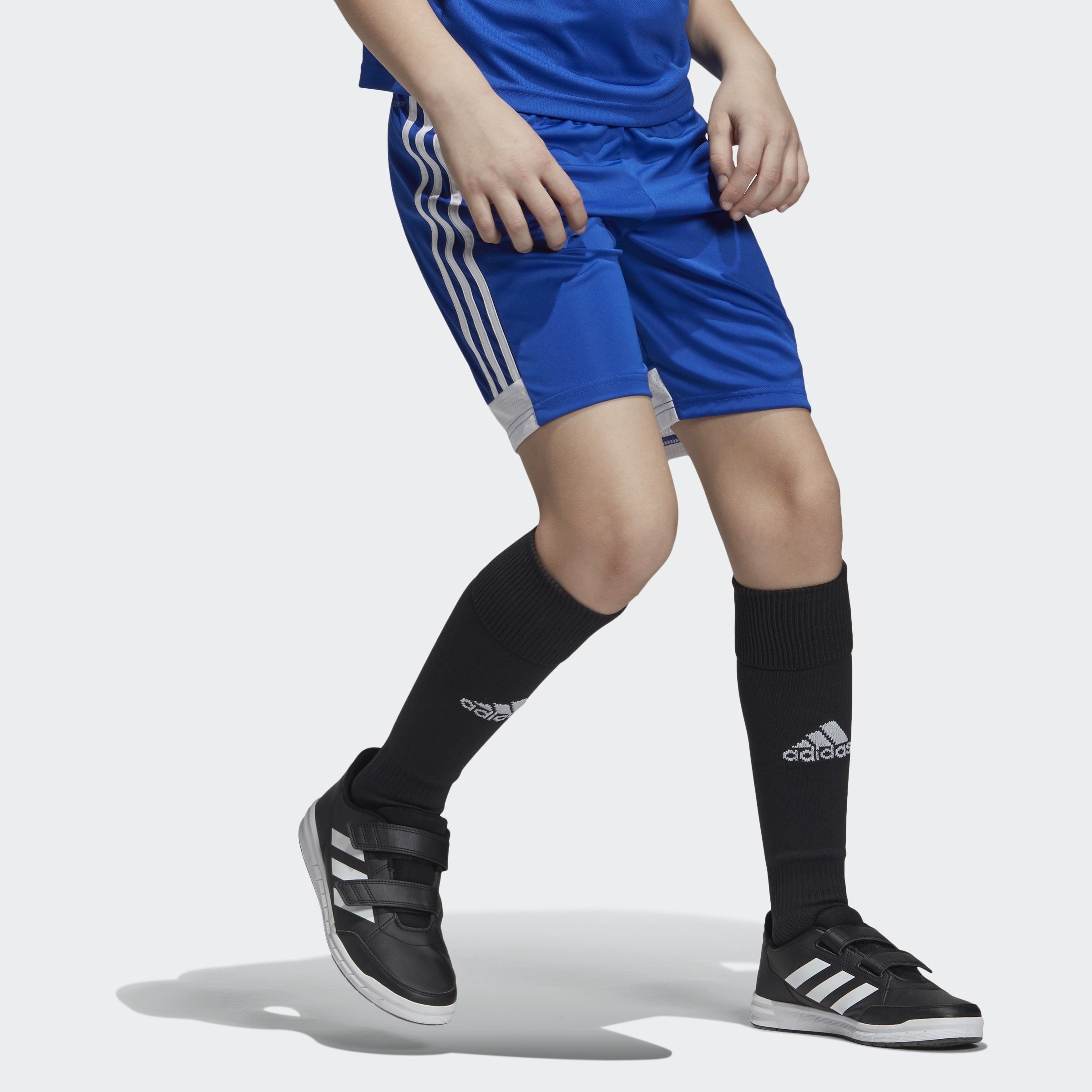 Kid's Tastigo 19 Shorts - Bold Blue/White - DP3686-ADIDAS by Adidas | Available at Niky's Sports